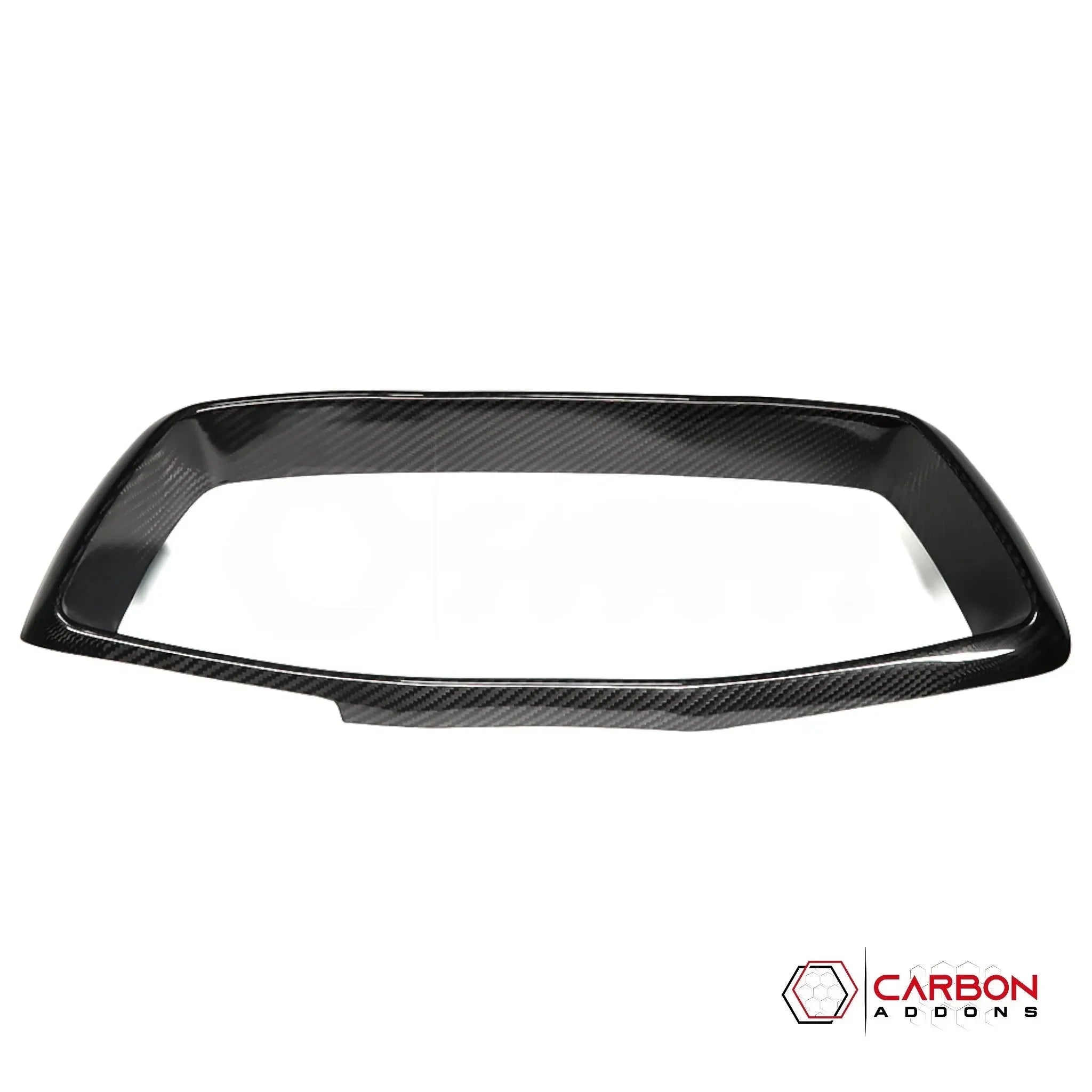 C8 Corvette Real Carbon Fiber Gauge Cluster Trim Cover | Interior Overlay (2020–2025)
