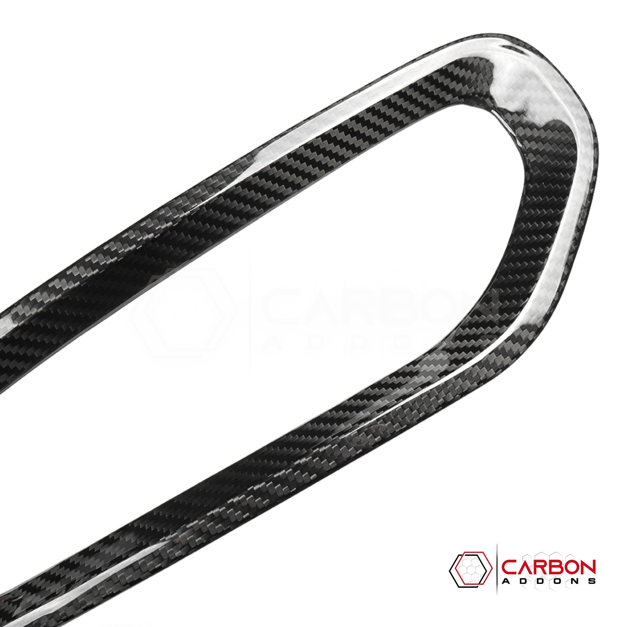 2019+ Dodge Ram 1500 (All Trims) Carbon Fiber Fog Light Frame Covers