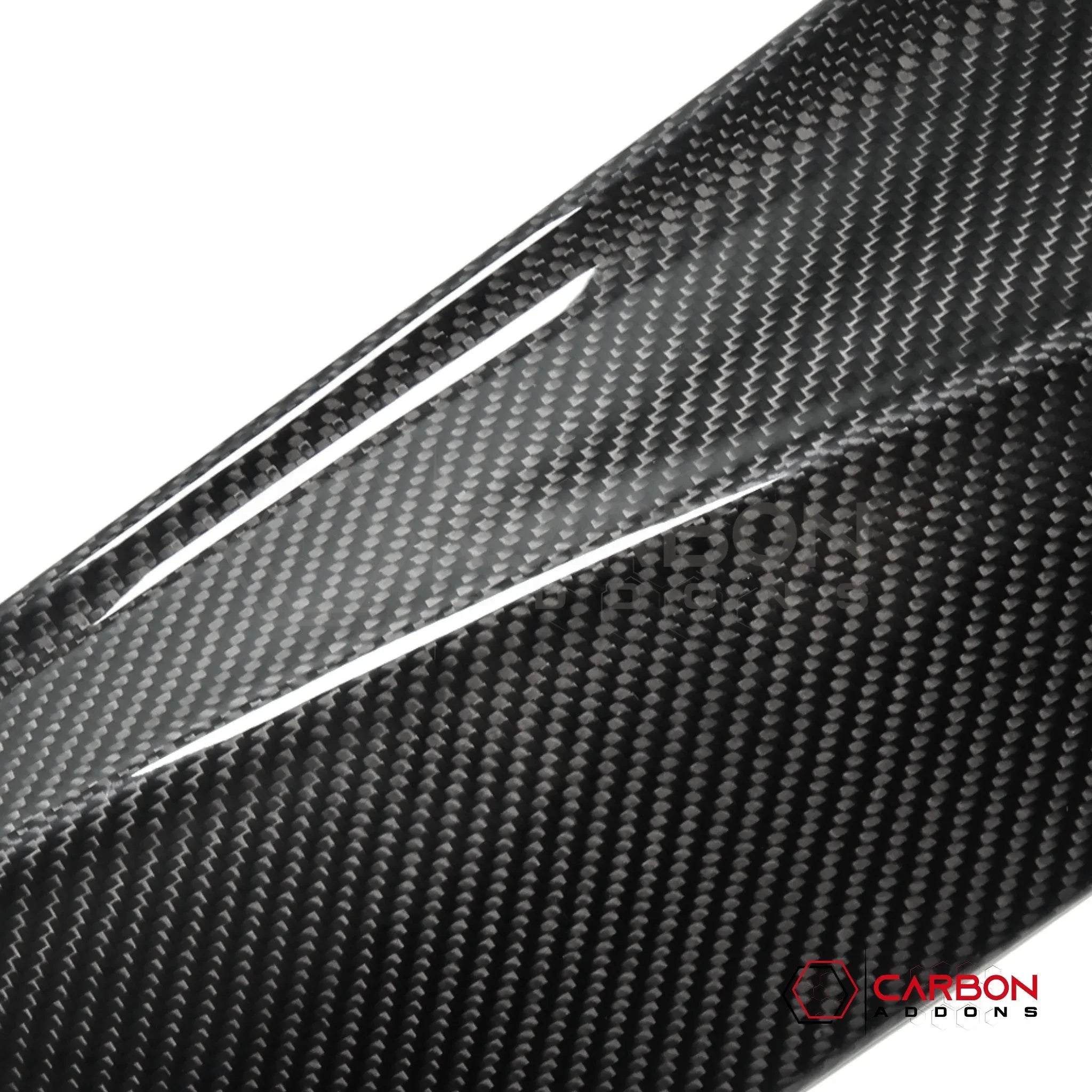 C8 Corvette Real Carbon Fiber Door Kick Panel Covers | Interior Overlay (2020–2027)