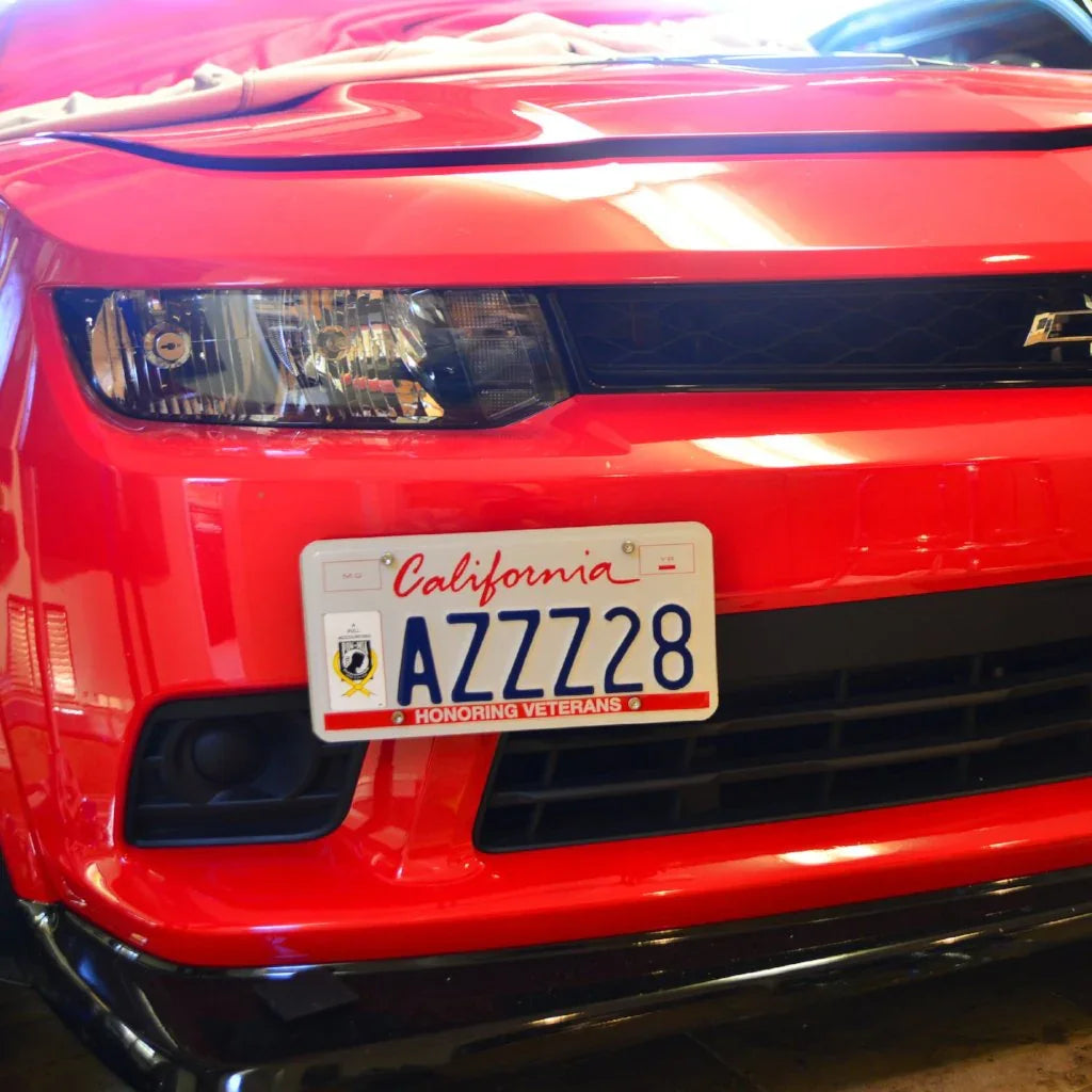 Camaro 2010–2015 License Plate Holder (No-Drill, Removable)