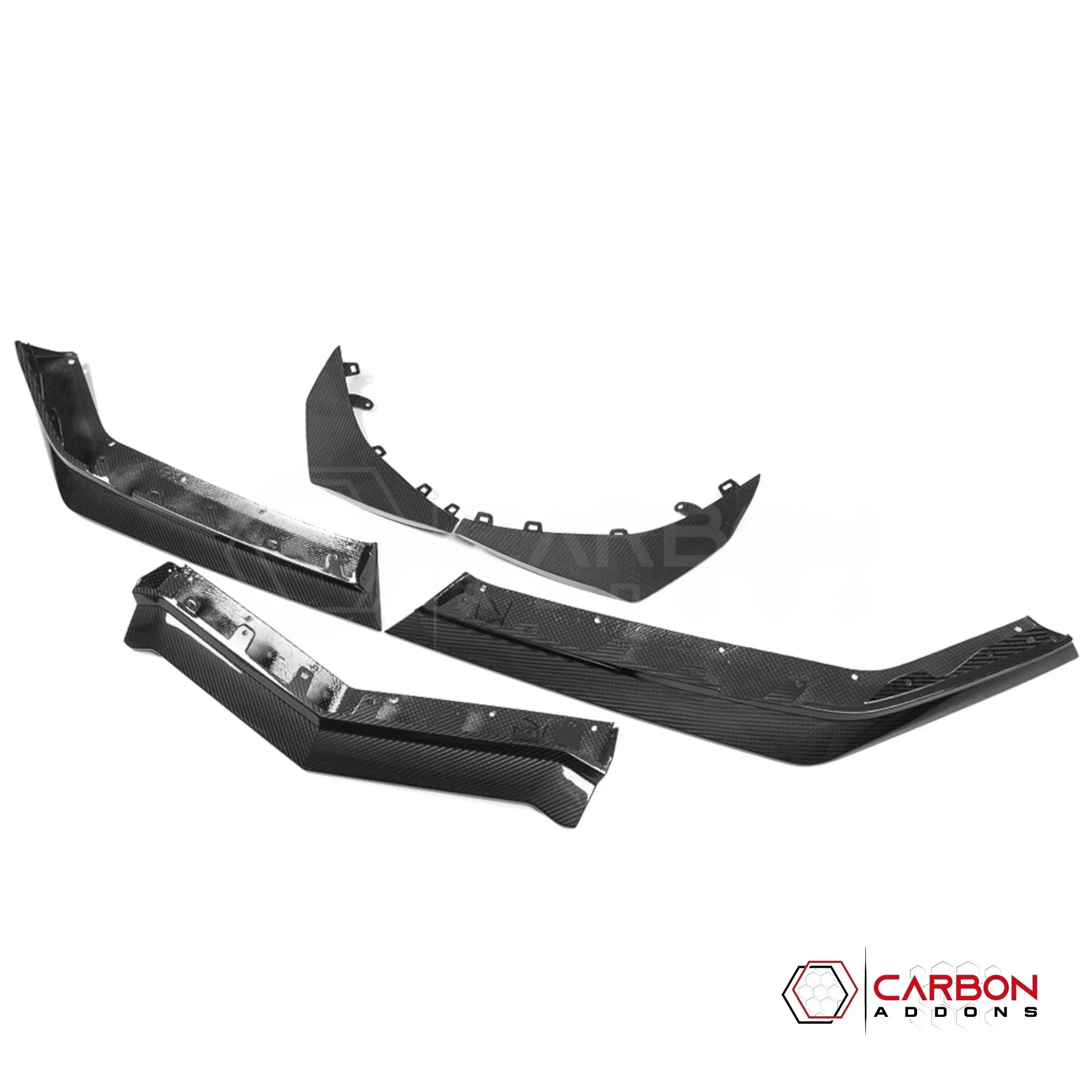 C8 Corvette Z06/E-Ray Dry Pre-preg Carbon Fiber Z07 Style Front Splitter & Canards