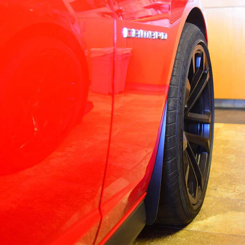 2010–2015 Camaro Deluxe Rock Guards | Mud Flaps for LS, LT, SS, 1LE & ZL1 (Front Only)