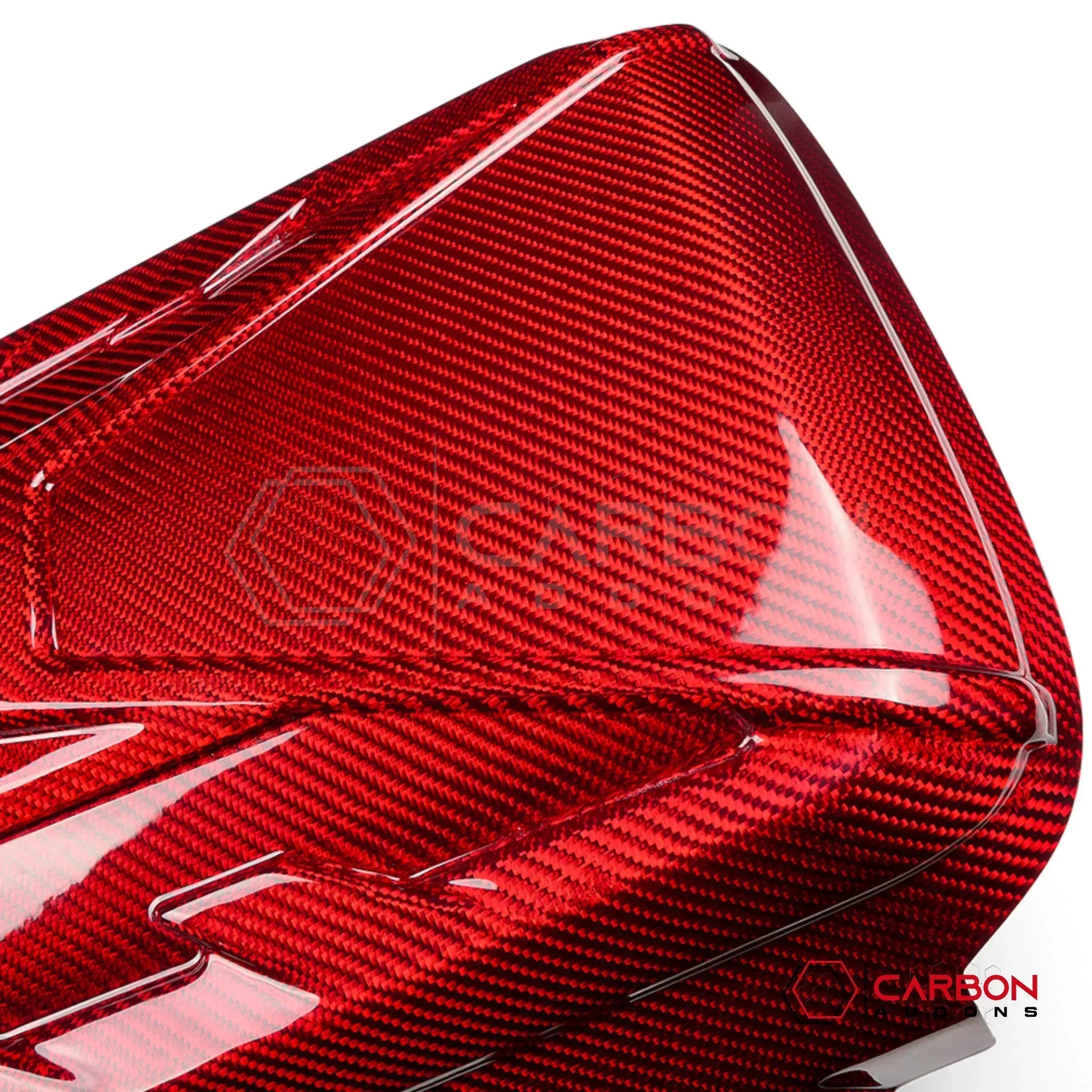 C8 Corvette Stingray Carbon Fiber Engine Cover | Direct OEM Replacement (2020–2027)