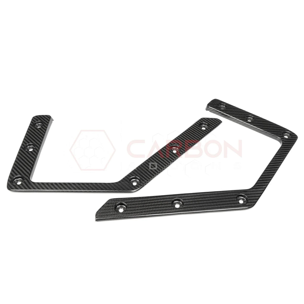 Real Carbon Fiber Front Door Storage Pocket Net Frame For 2021–2026 Ford Bronco | Direct Replacement