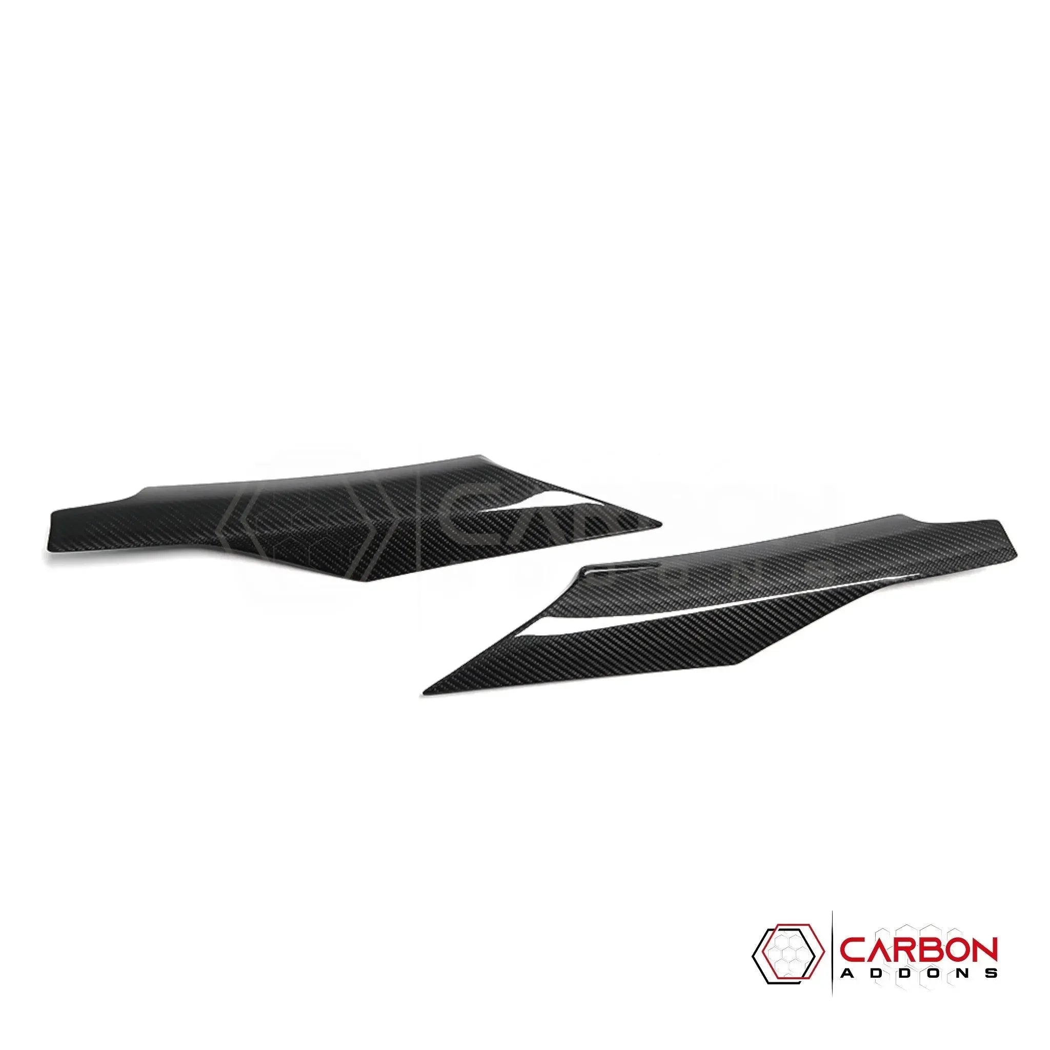 C8 Corvette Real Carbon Fiber Door Speaker Upper Trim Covers | Interior Upgrade (2020–2025)