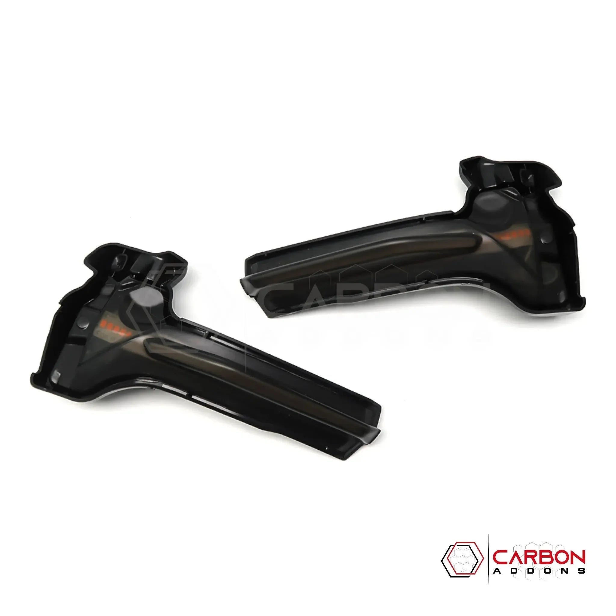 C8 Corvette Smoked Sequential LED Mirror Cap Turn Signals | Plug-and-Play Upgrade (2020–2027)
