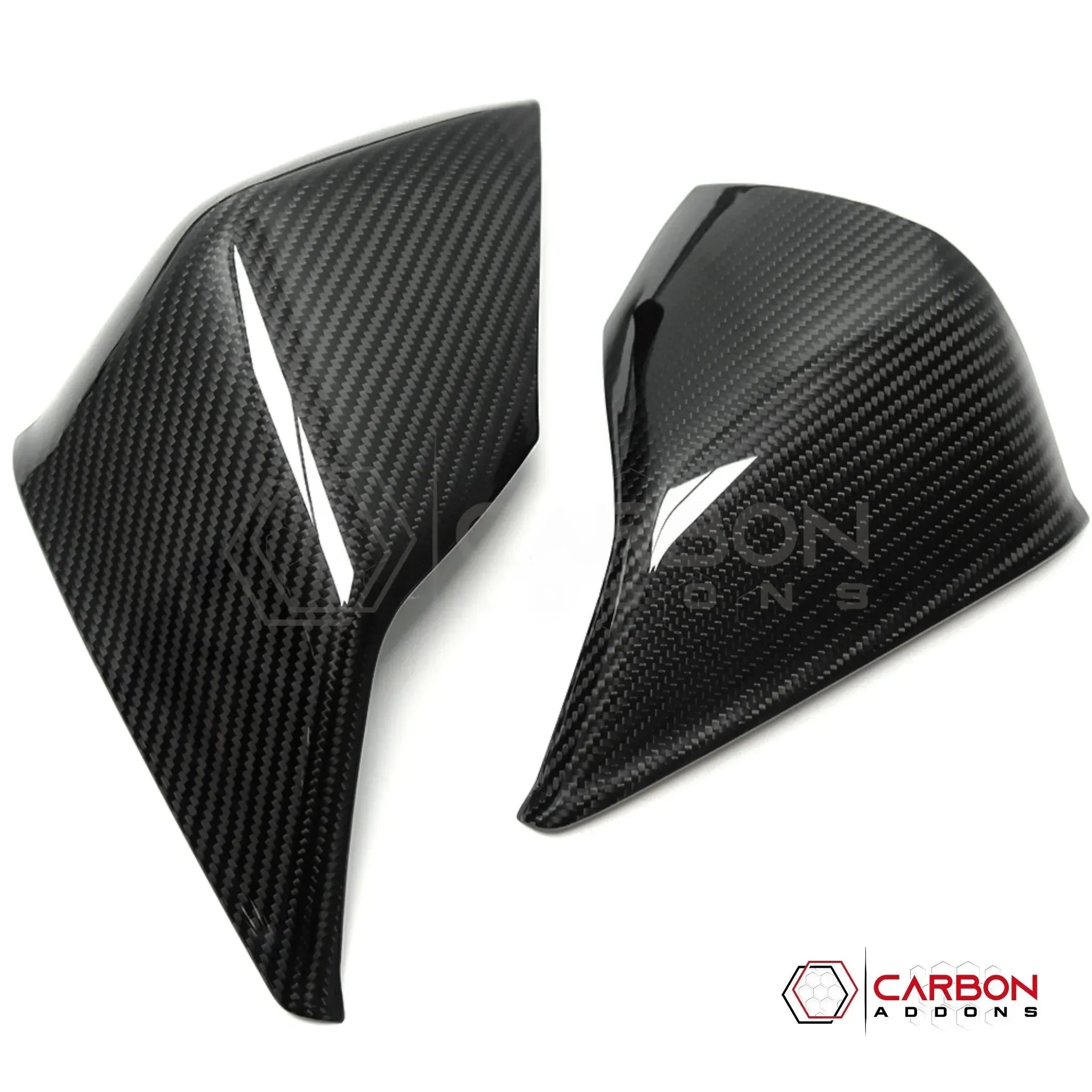 C8 Corvette Real Carbon Fiber Gauge Cluster Upper Dashboard HUD Side Covers | Interior Upgrade (2020–2025)
