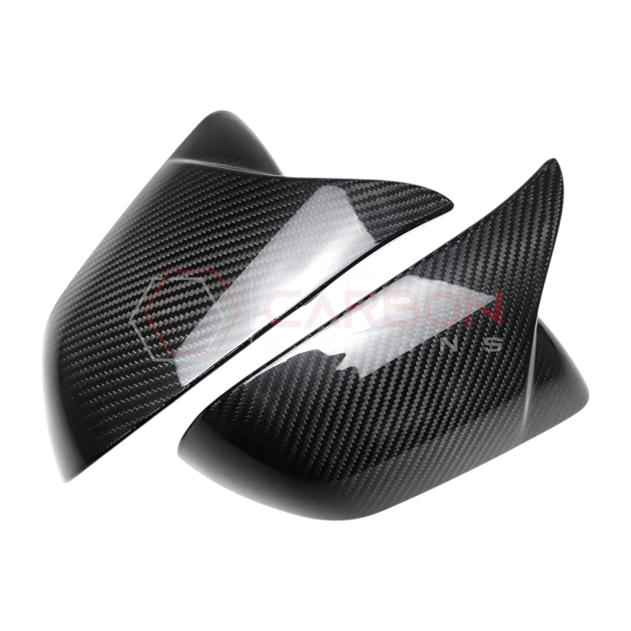 M-Style Real Carbon Fiber Side Mirror Covers for 2024+ Ford Mustang