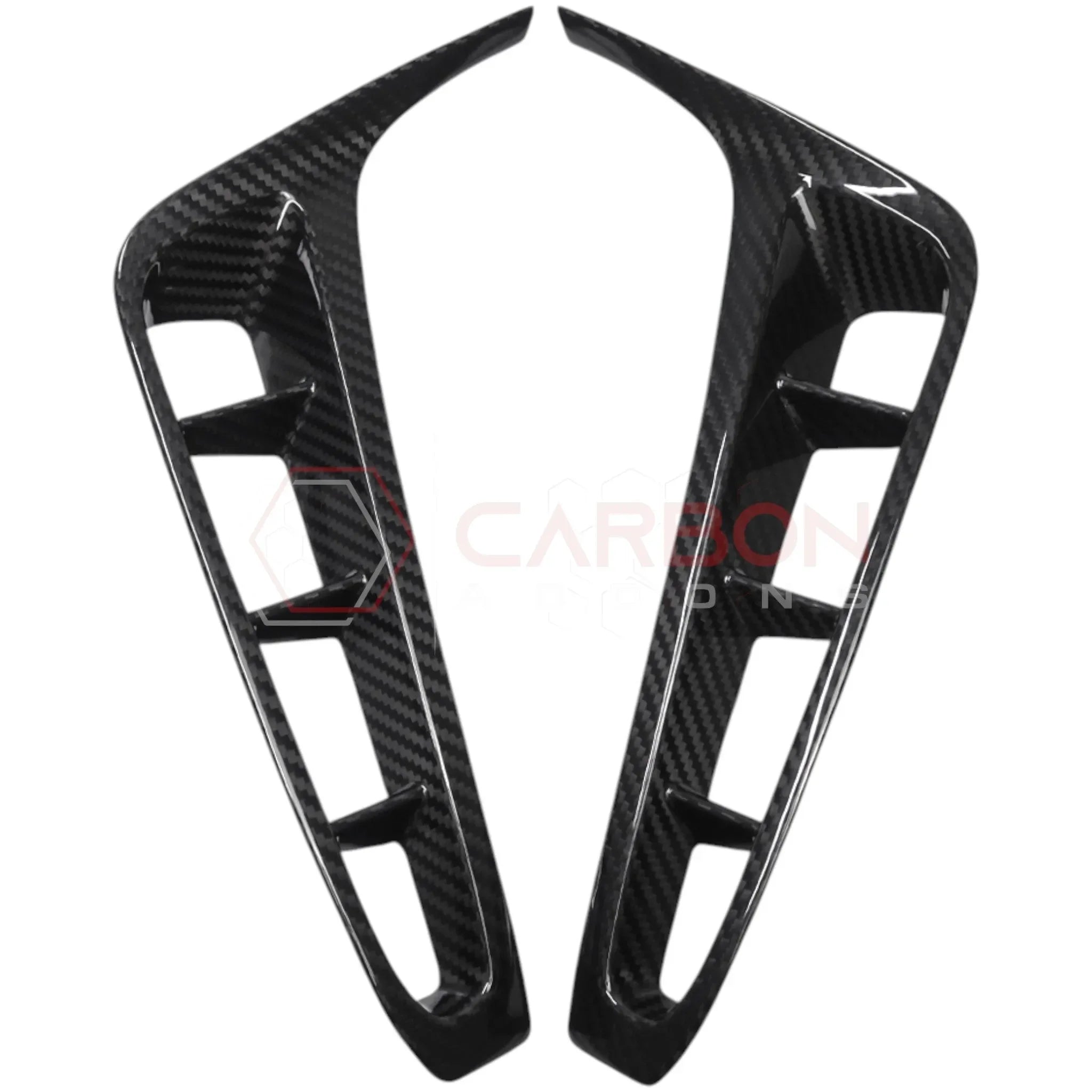 C8 Corvette Z06/ERay Carbon Fiber Rear Bumper Side Vent Cover