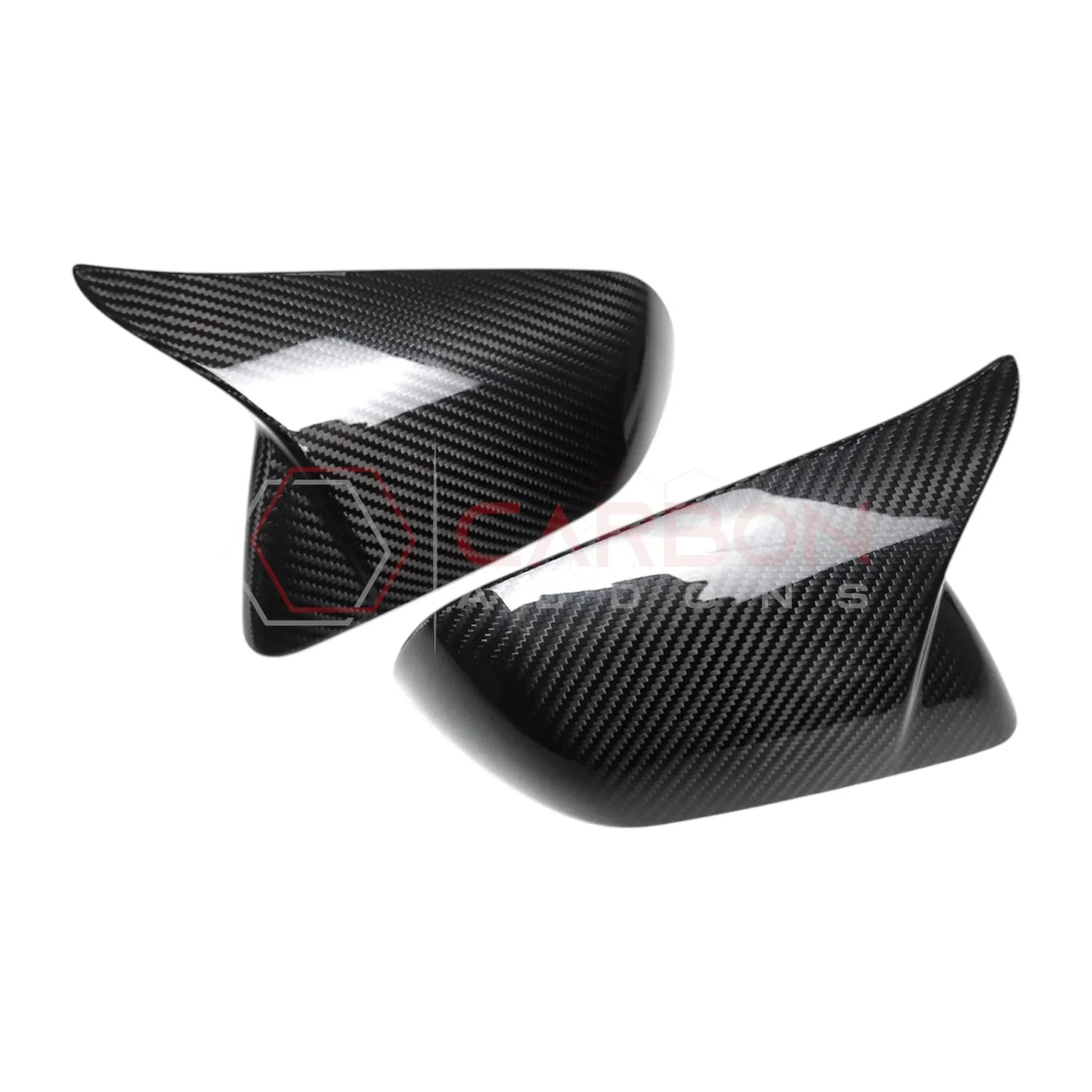 Exterior Carbon Fiber M Style Mirror Covers For Mustang 2015-2023