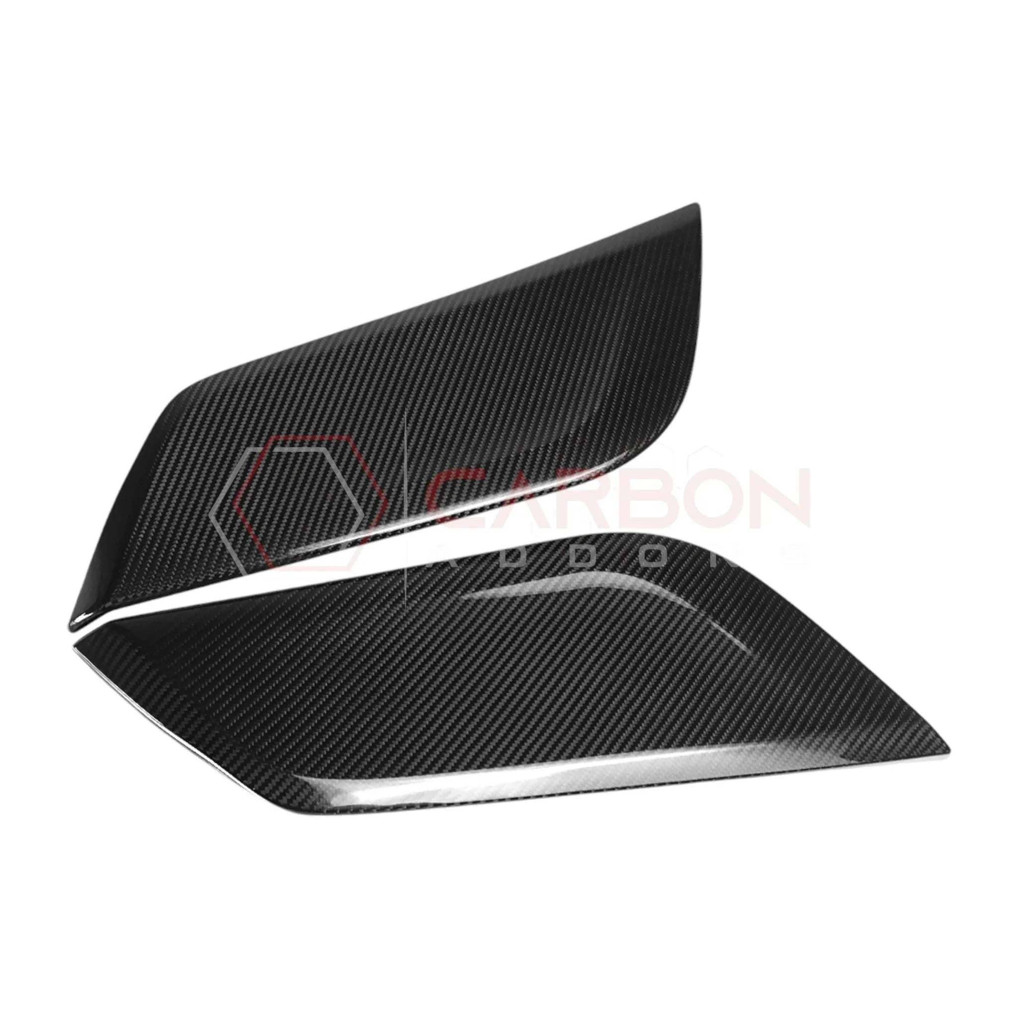 Real Carbon Fiber Center Console Side Trim Covers for 2024+ Ford Mustang