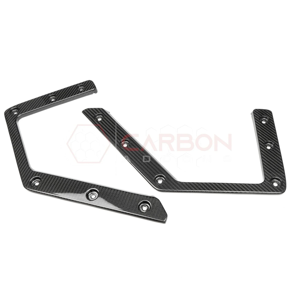 Real Carbon Fiber Front Door Storage Pocket Net Frame For 2021–2026 Ford Bronco | Direct Replacement