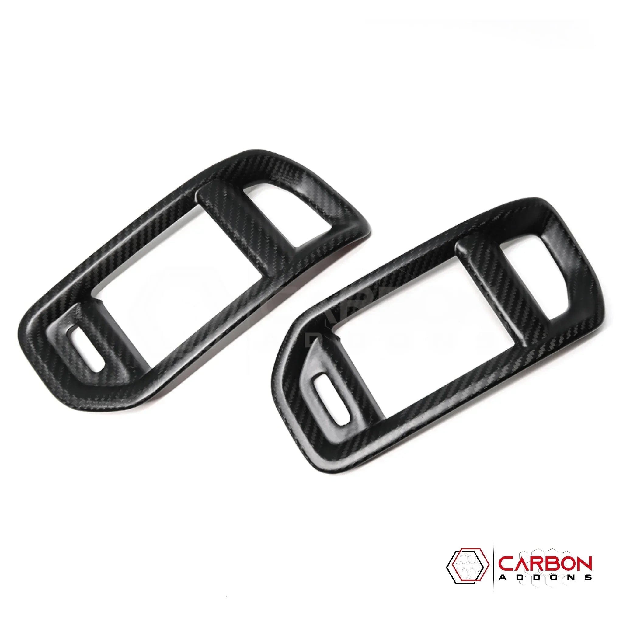 2019+ RAM 1500/TRX/RHO Dashboard Side AC Vent Trim Hard Carbon Fiber Cover