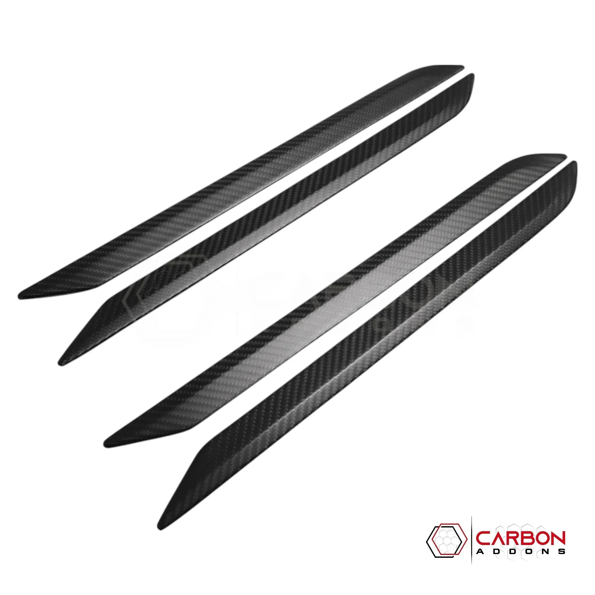 2019+ RAM 1500/TRX/RHO Interior Door Panel Trim Hard Carbon Fiber Cover