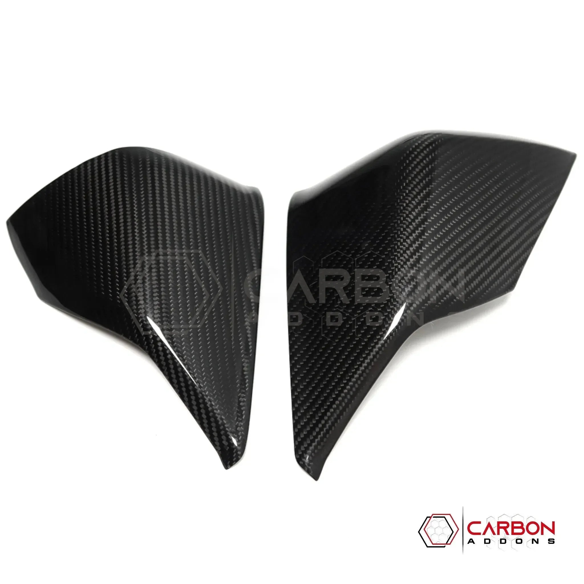 C8 Corvette Real Carbon Fiber Gauge Cluster Upper Dashboard HUD Side Covers | Interior Upgrade (2020–2025)