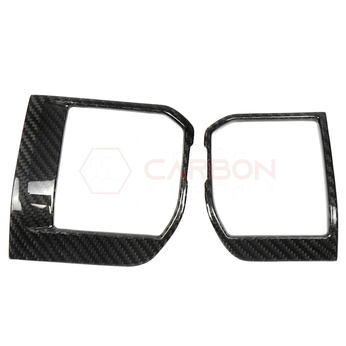 Real Carbon Fiber Dashboard A/C Vent Trim Covers for 2021+ Ford F-150
