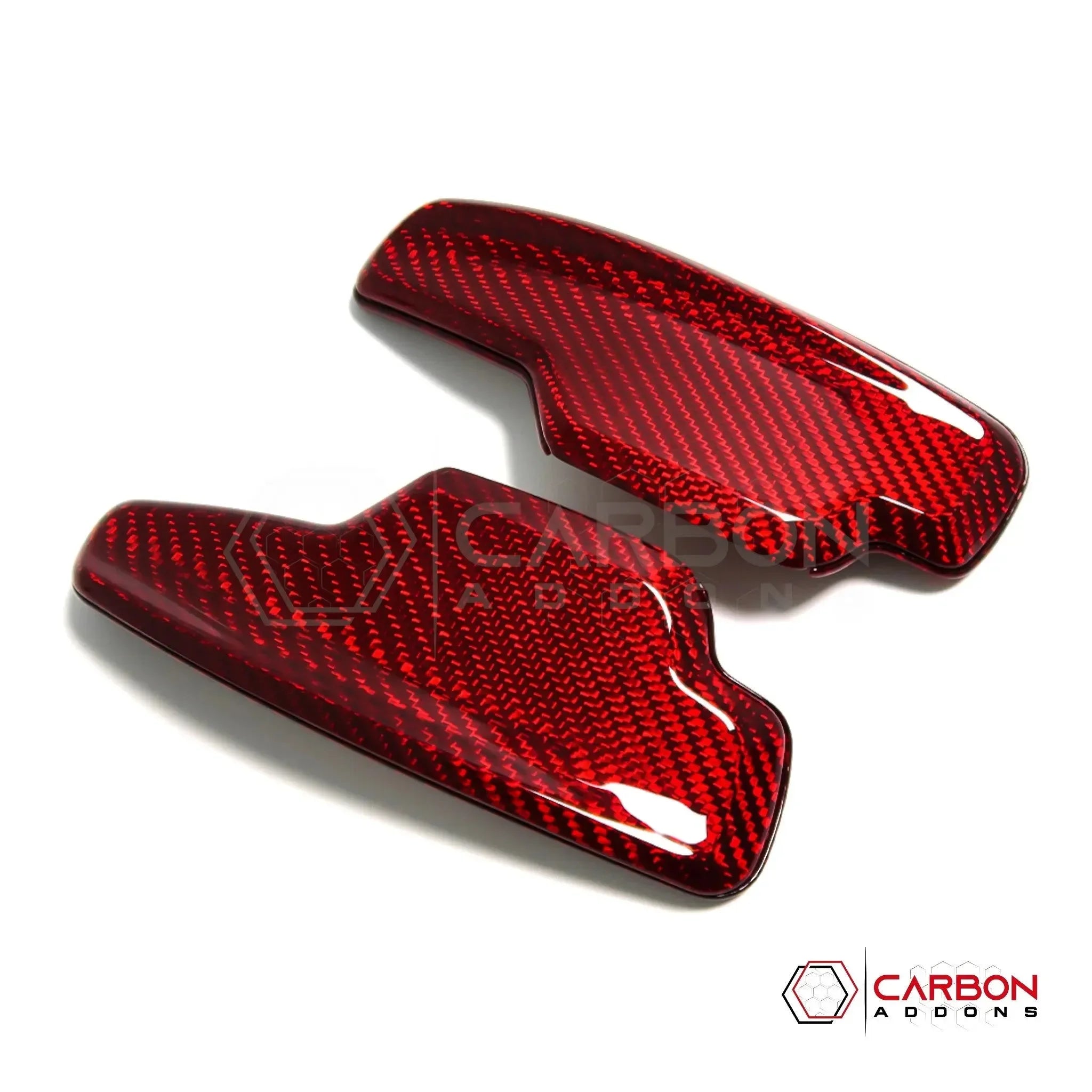 C8 Corvette Real Carbon Fiber Paddle Shifter Covers | Interior Upgrade (2020–2027)