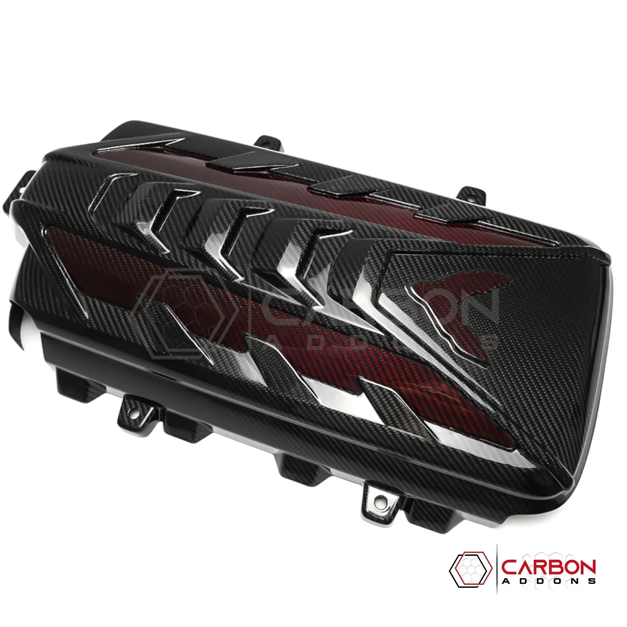 C8 Corvette Stingray Carbon Fiber Engine Cover | Direct OEM Replacement (2020–2027)