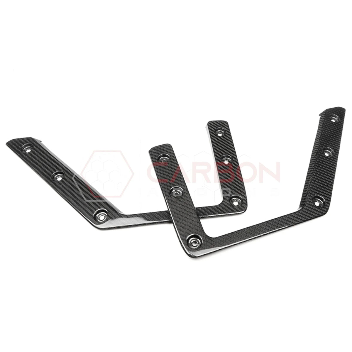 Real Carbon Fiber Front Door Storage Pocket Net Frame For 2021–2026 Ford Bronco | Direct Replacement