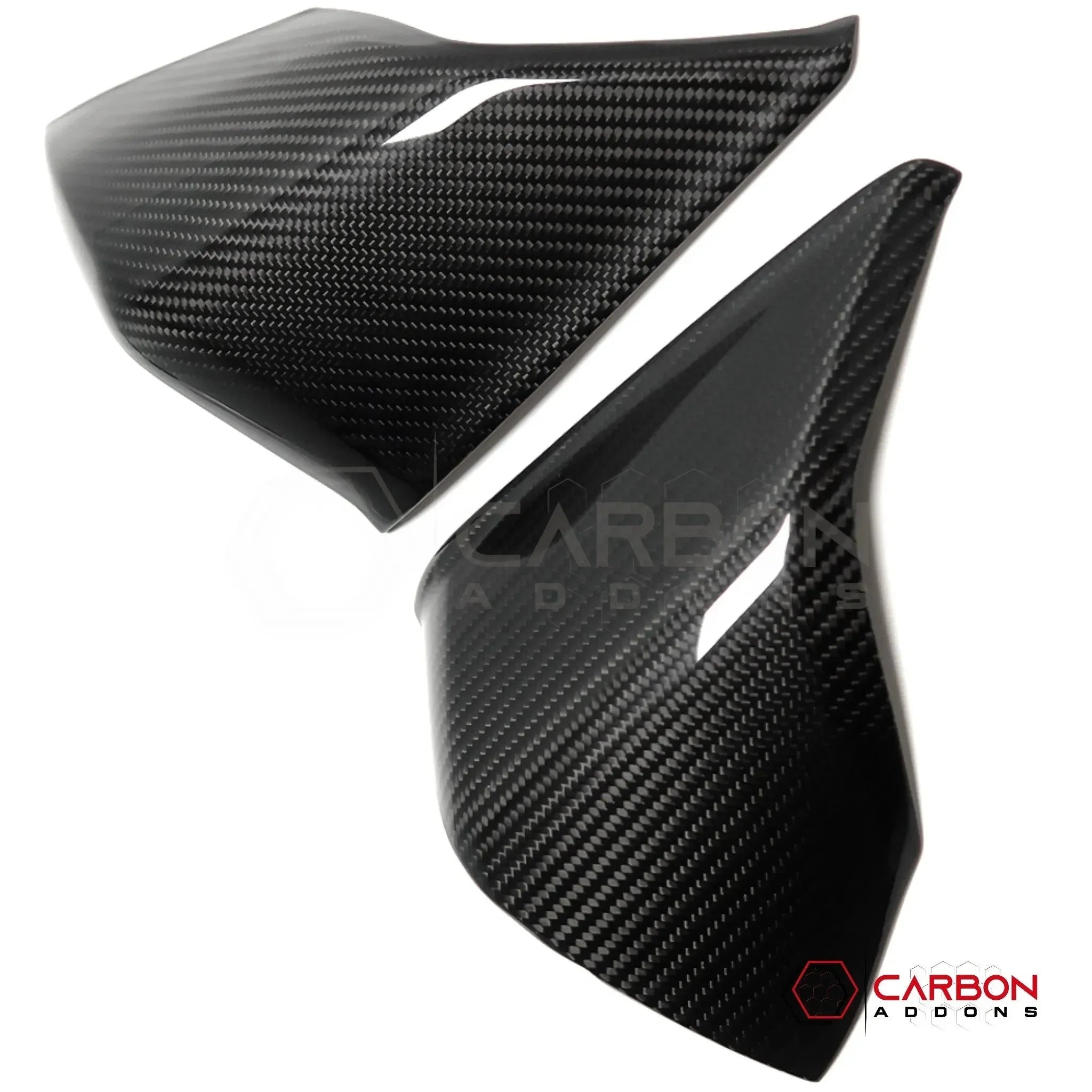 C8 Corvette Real Carbon Fiber Gauge Cluster Upper Dashboard HUD Side Covers | Interior Upgrade (2020–2025)