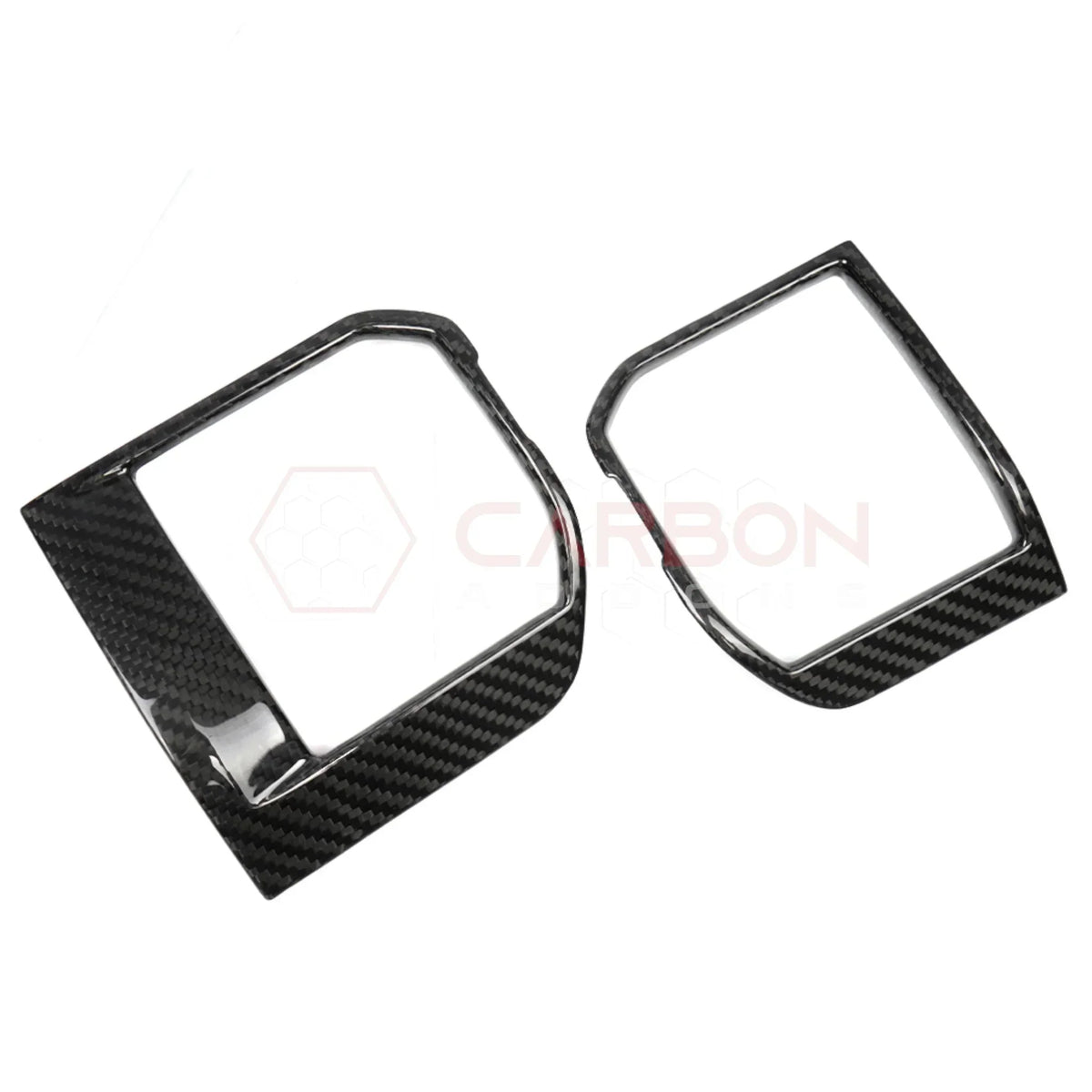 Real Carbon Fiber Dashboard A/C Vent Trim Covers for 2021+ Ford F-150