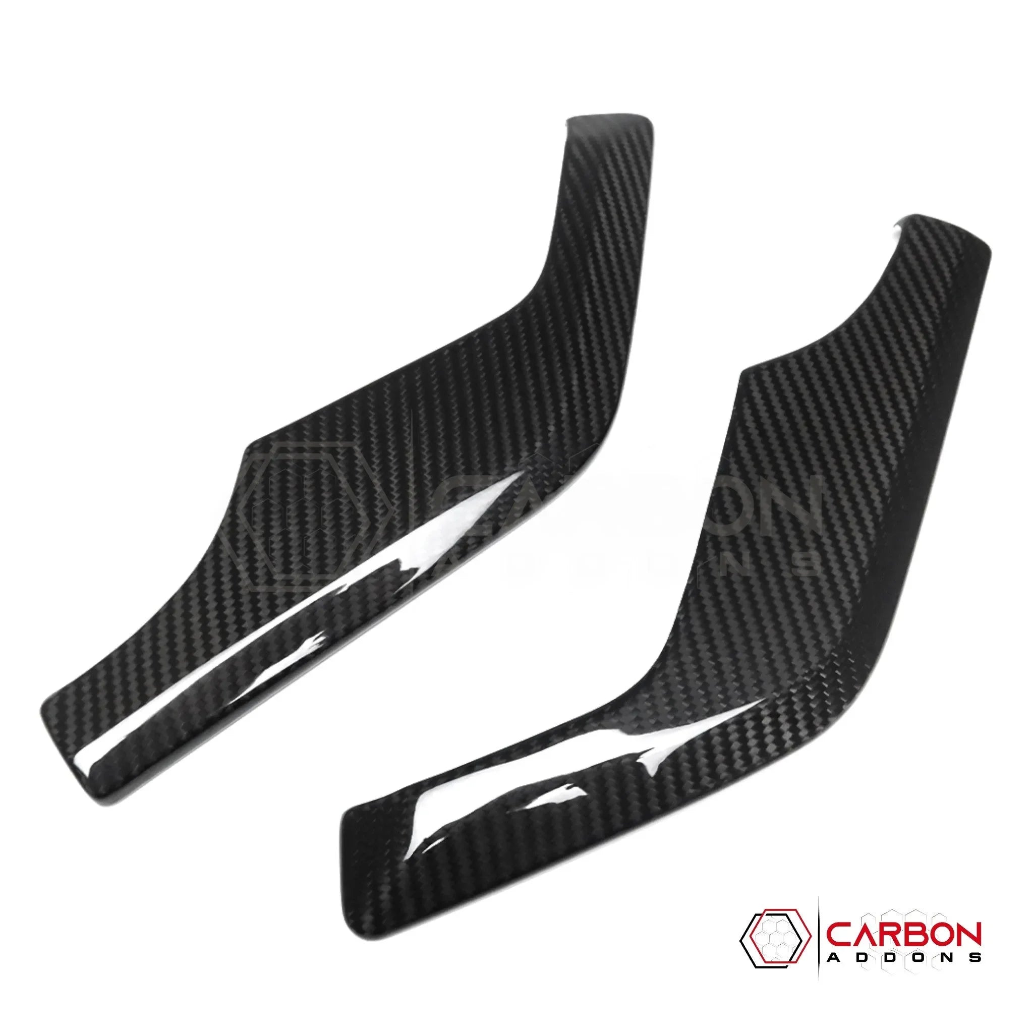 C8 Corvette Real Carbon Fiber Dashboard Speaker Trim Covers | Interior Overlay (2020–2025)