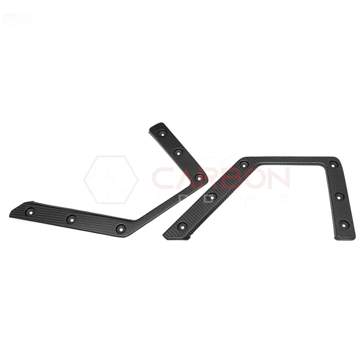 Real Carbon Fiber Front Door Storage Pocket Net Frame For 2021–2026 Ford Bronco | Direct Replacement