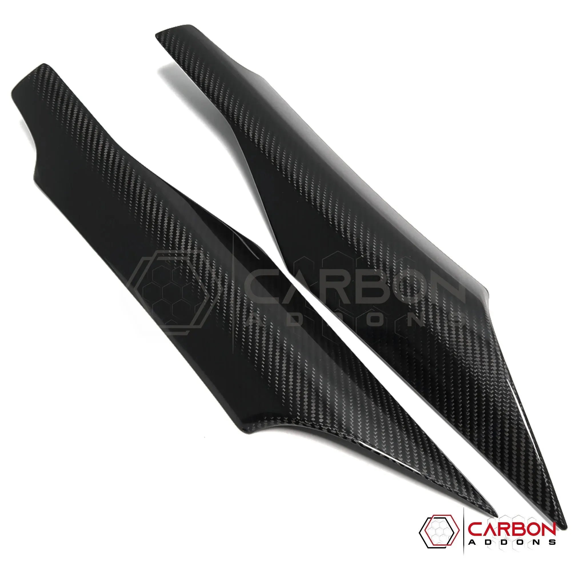 C8 Corvette Real Carbon Fiber Door Speaker Upper Trim Covers | Interior Upgradey (2020–2026)