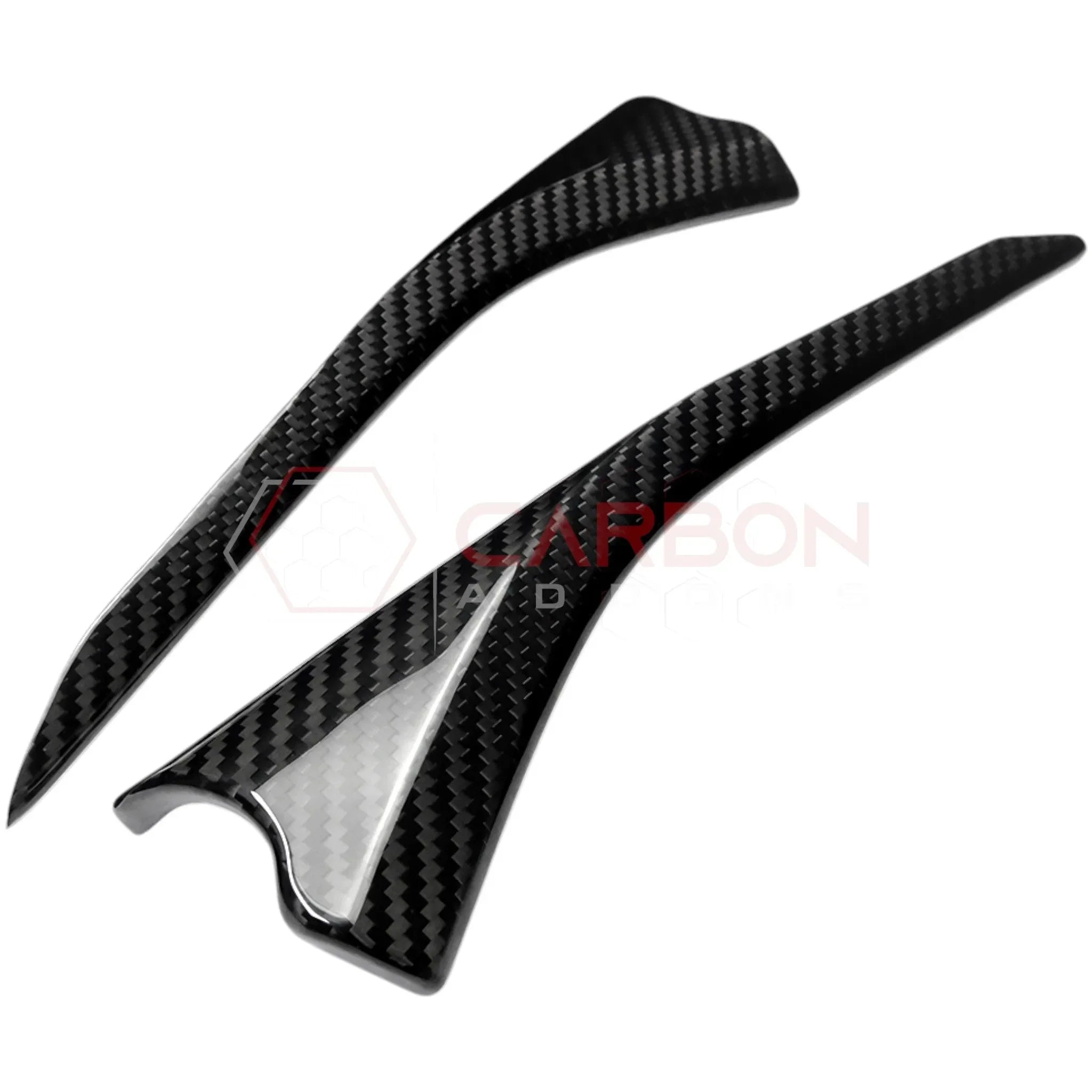C8 Corvette Real Carbon Fiber Door Panel Upper Trim Covers(2020-2025)