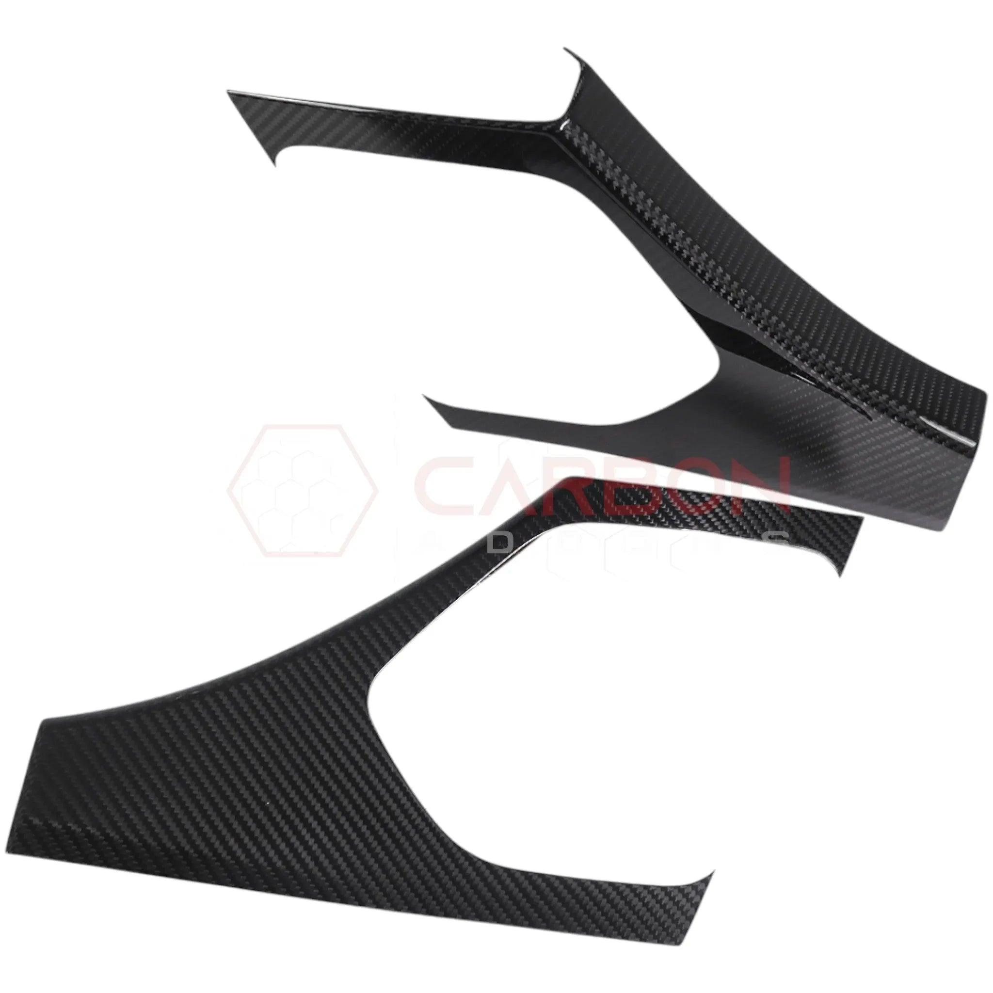 C8 Corvette Real Carbon Fiber Rear Door Sill Panel Covers | Interior Upgrade (2020-2027)