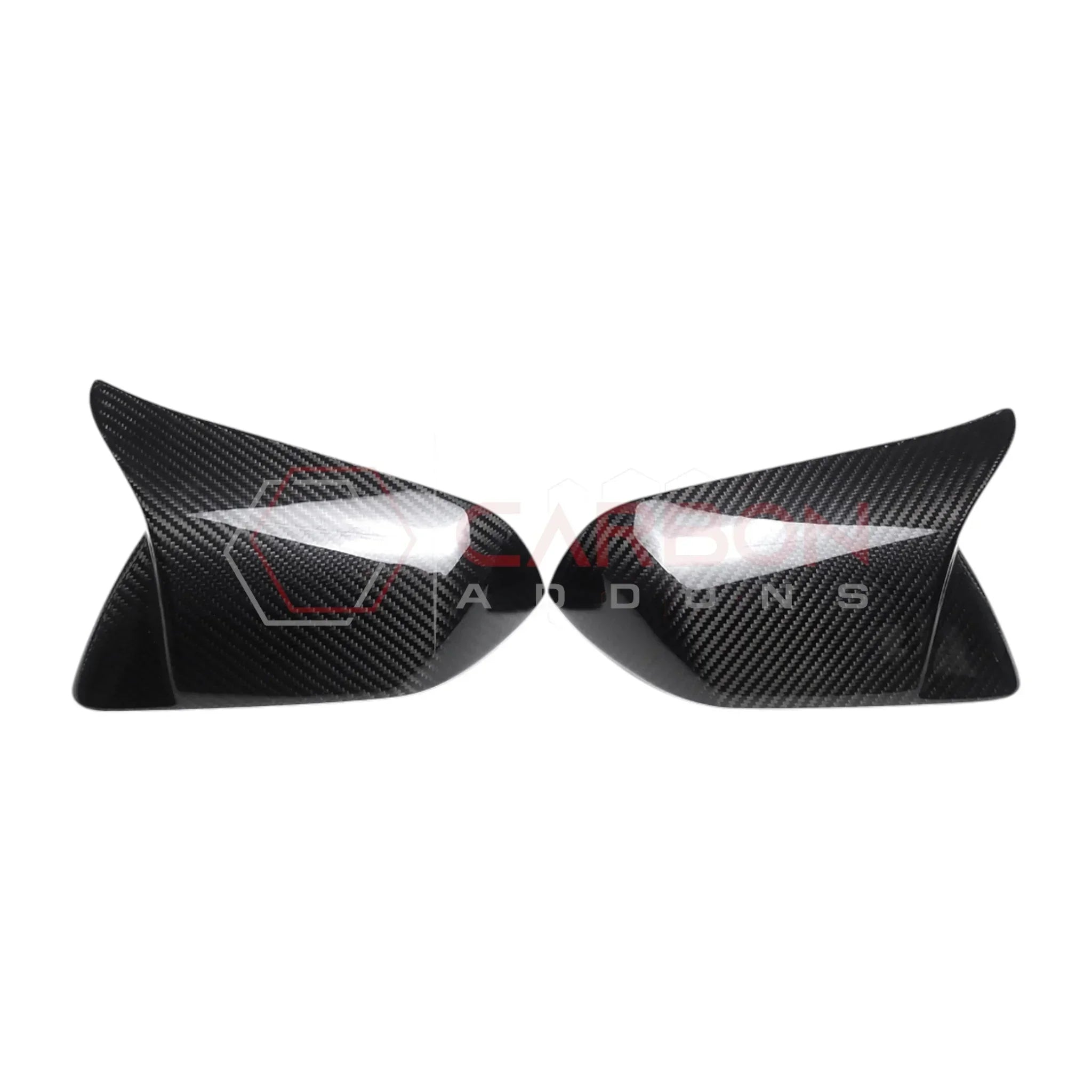 Exterior Carbon Fiber M Style Mirror Covers For Mustang 2015-2023