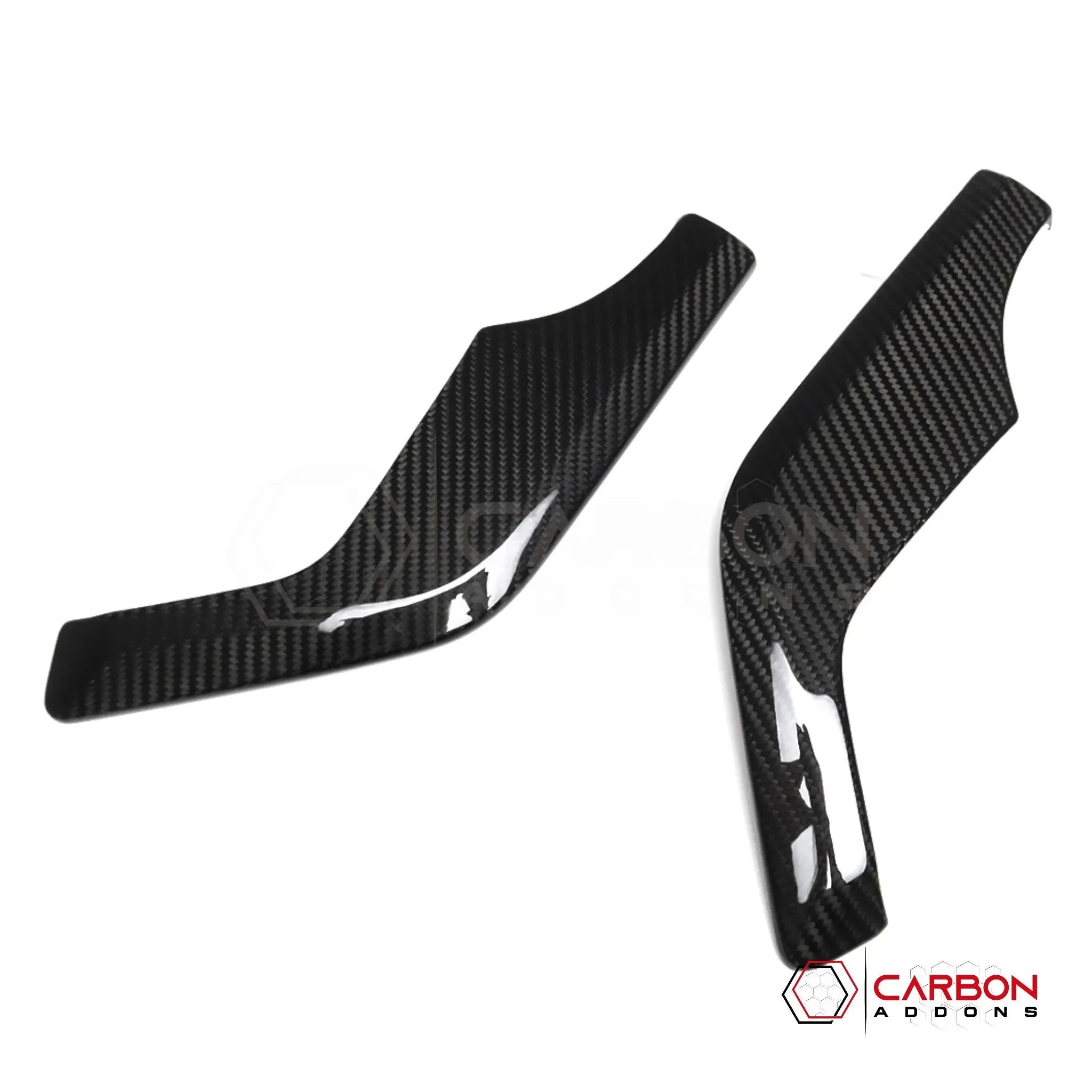 C8 Corvette Real Carbon Fiber Dashboard Speaker Trim Covers | Interior Overlay (2020–2025)