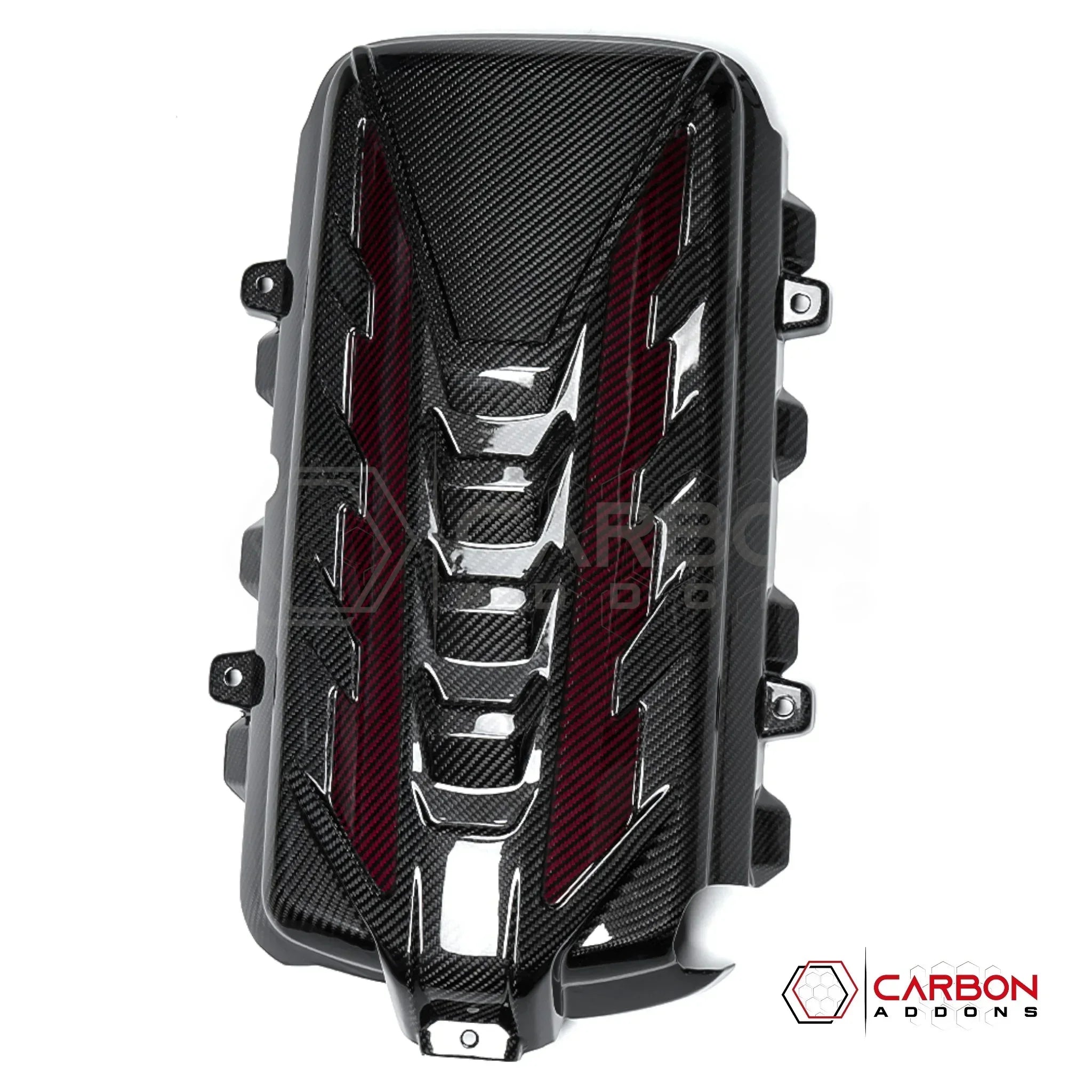 C8 Corvette Stingray Carbon Fiber Engine Cover | Direct OEM Replacement (2020–2027)