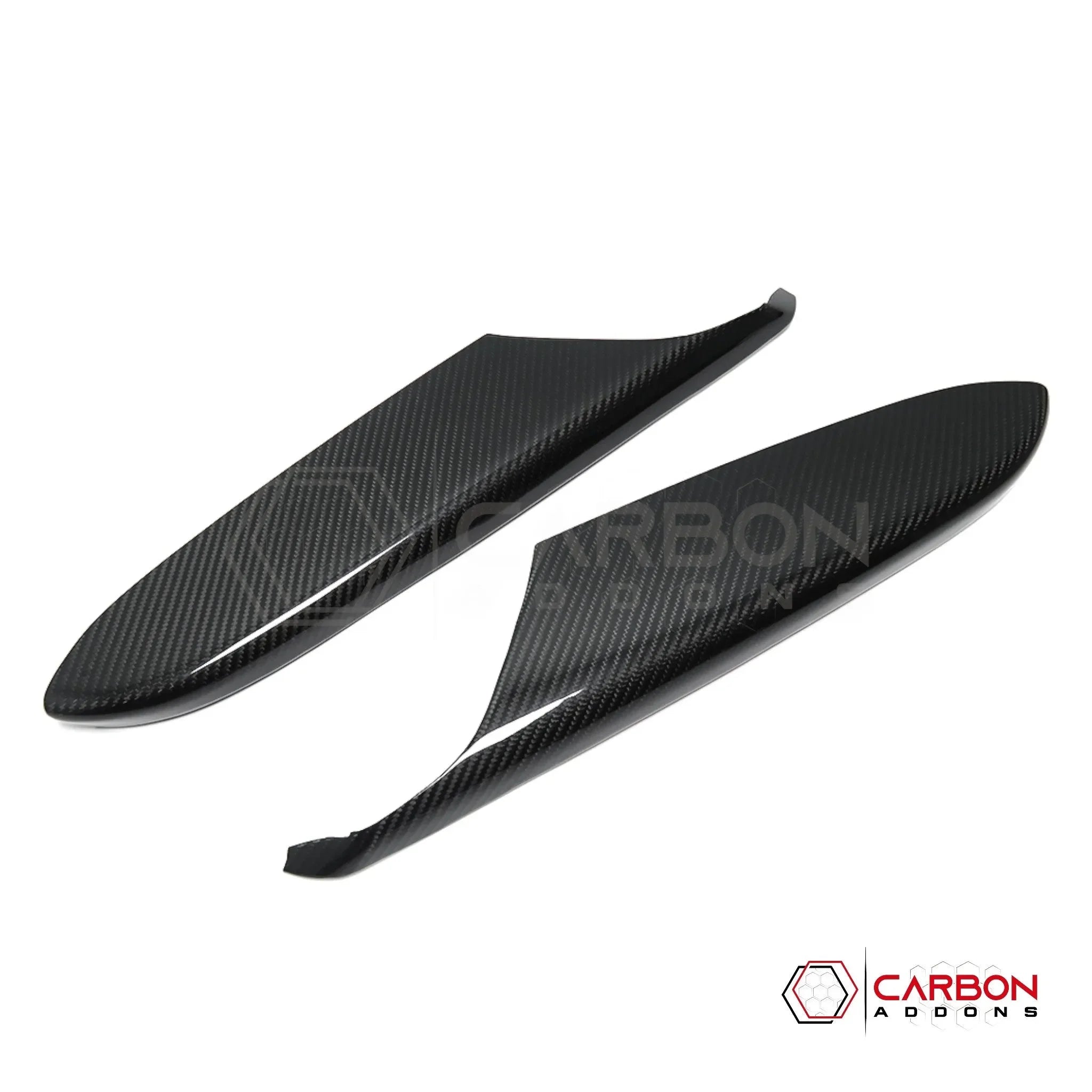 C8 Corvette Real Carbon Fiber Door Panel Armrest Covers | Interior Overlay (2020–2027)