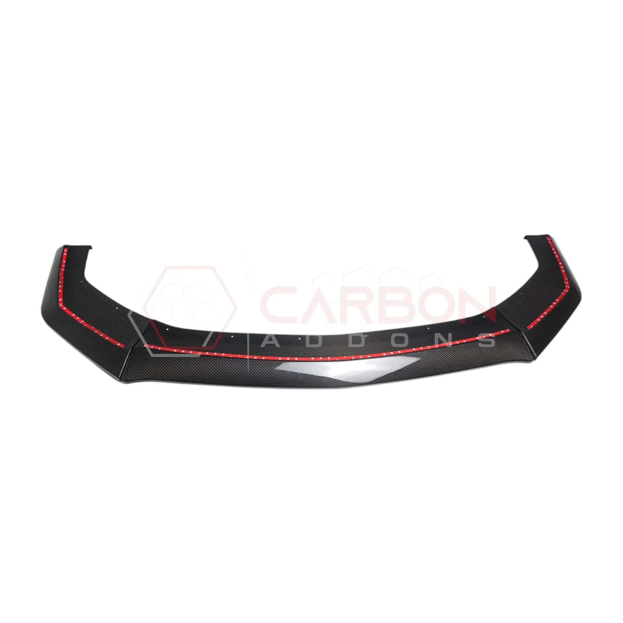 2024+ Mustang Dark Horse Real Carbon Fiber Front Bumper Lip Splitter | 3pcs
