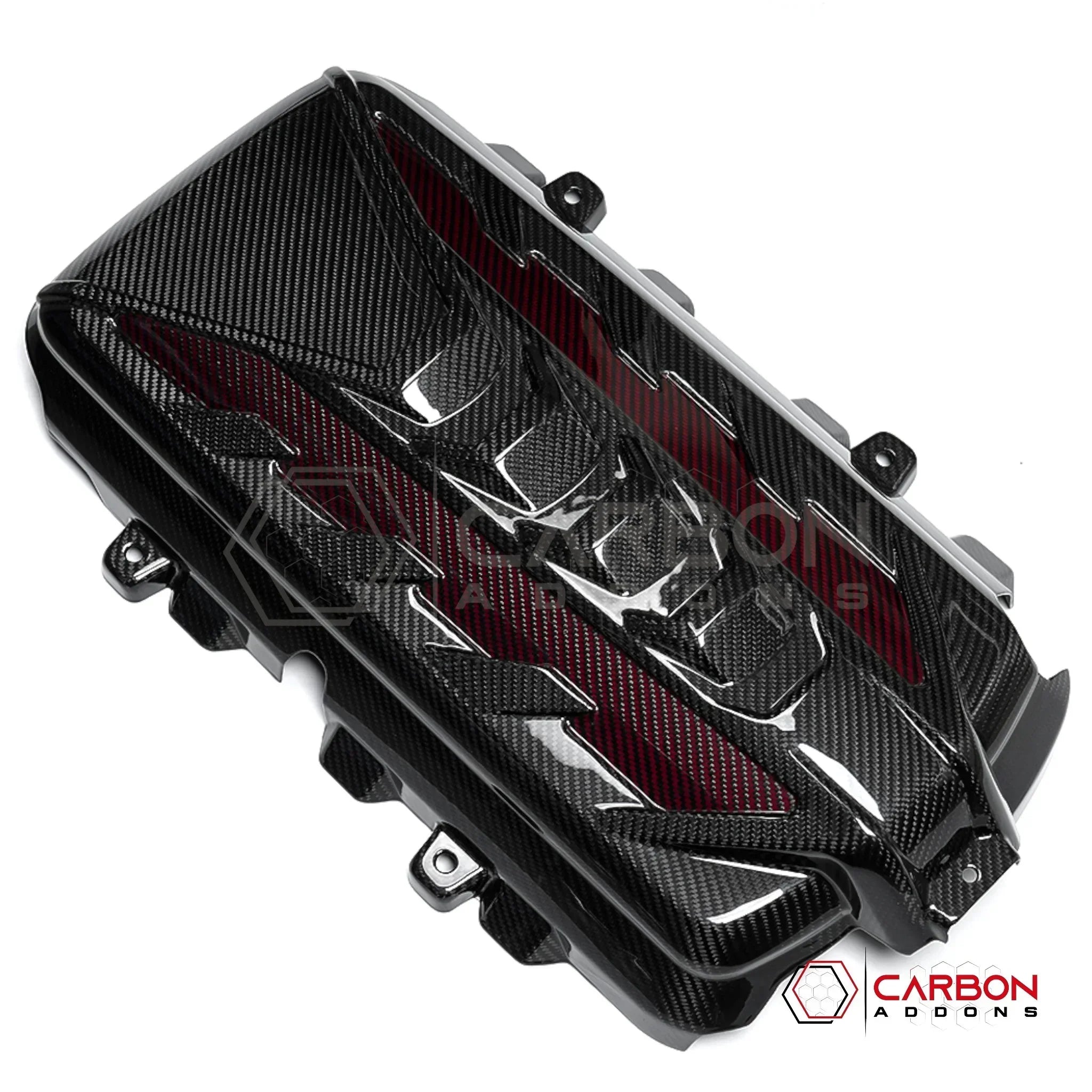 C8 Corvette Stingray Carbon Fiber Engine Cover | Direct OEM Replacement (2020–2027)