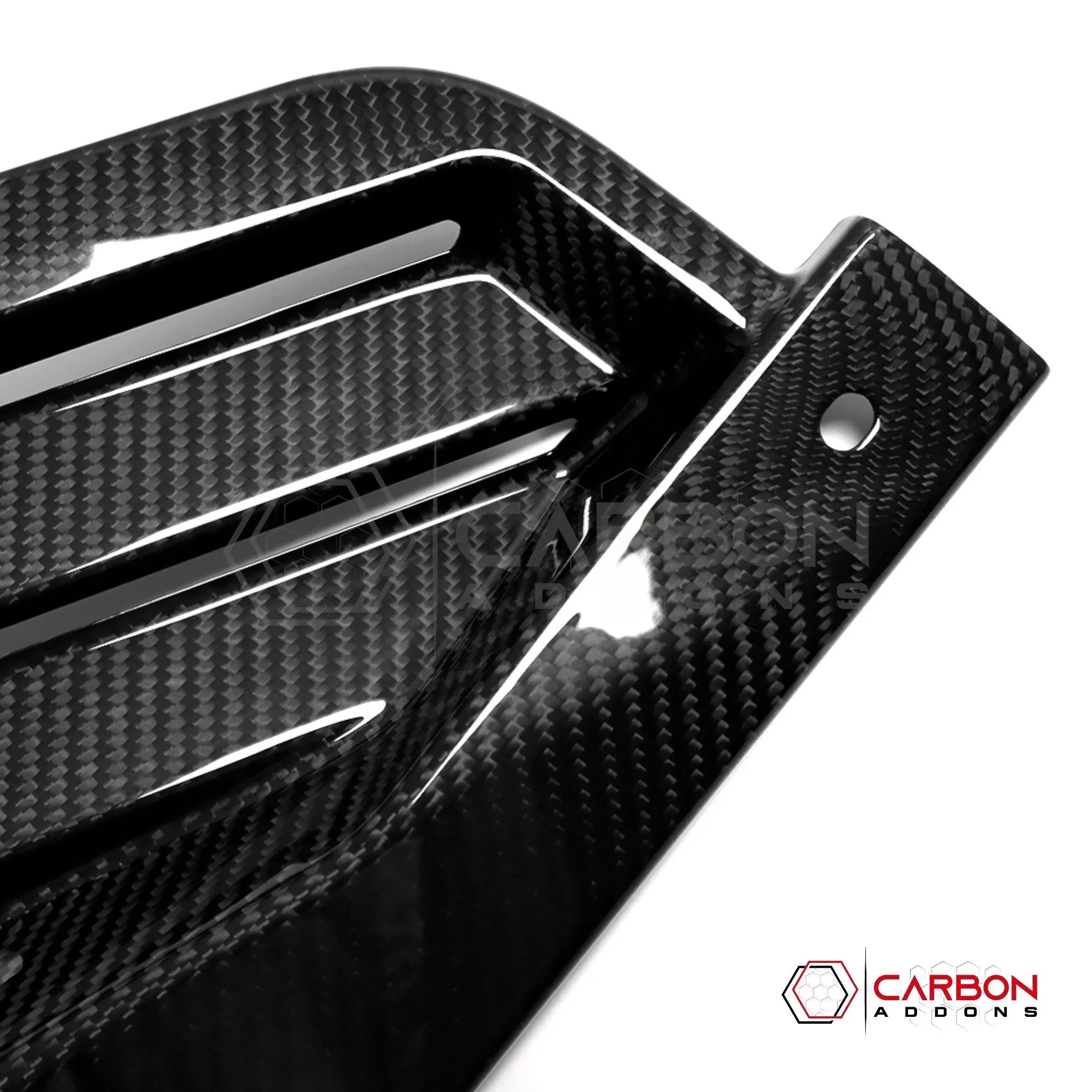 C8 Corvette Real Carbon Fiber Engine Bay Side Panels | Direct Replacement (Stingray & Z06 Coupe)