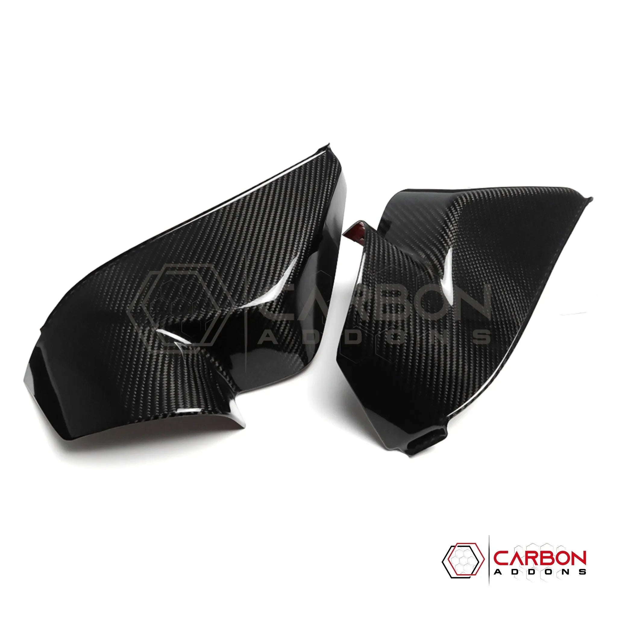 C8 Corvette Real Carbon Fiber Dashboard Door Sill Covers | Interior Overlay (2020–2027)