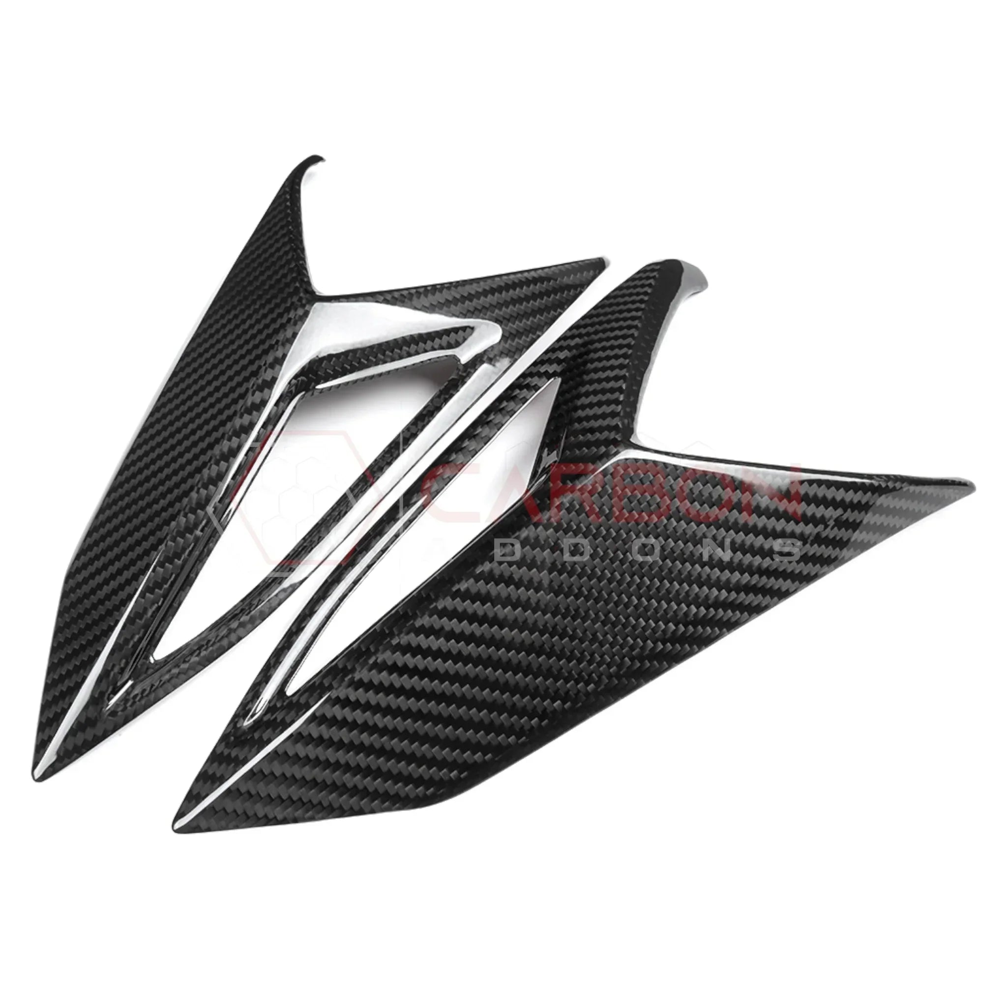 C8 Corvette Rear Taillight Side Lamp Frame Cover – Real Dry Carbon Fiber (2020–2027 Stingray, Z51, Z06, ZR1, HTC & Coupe)