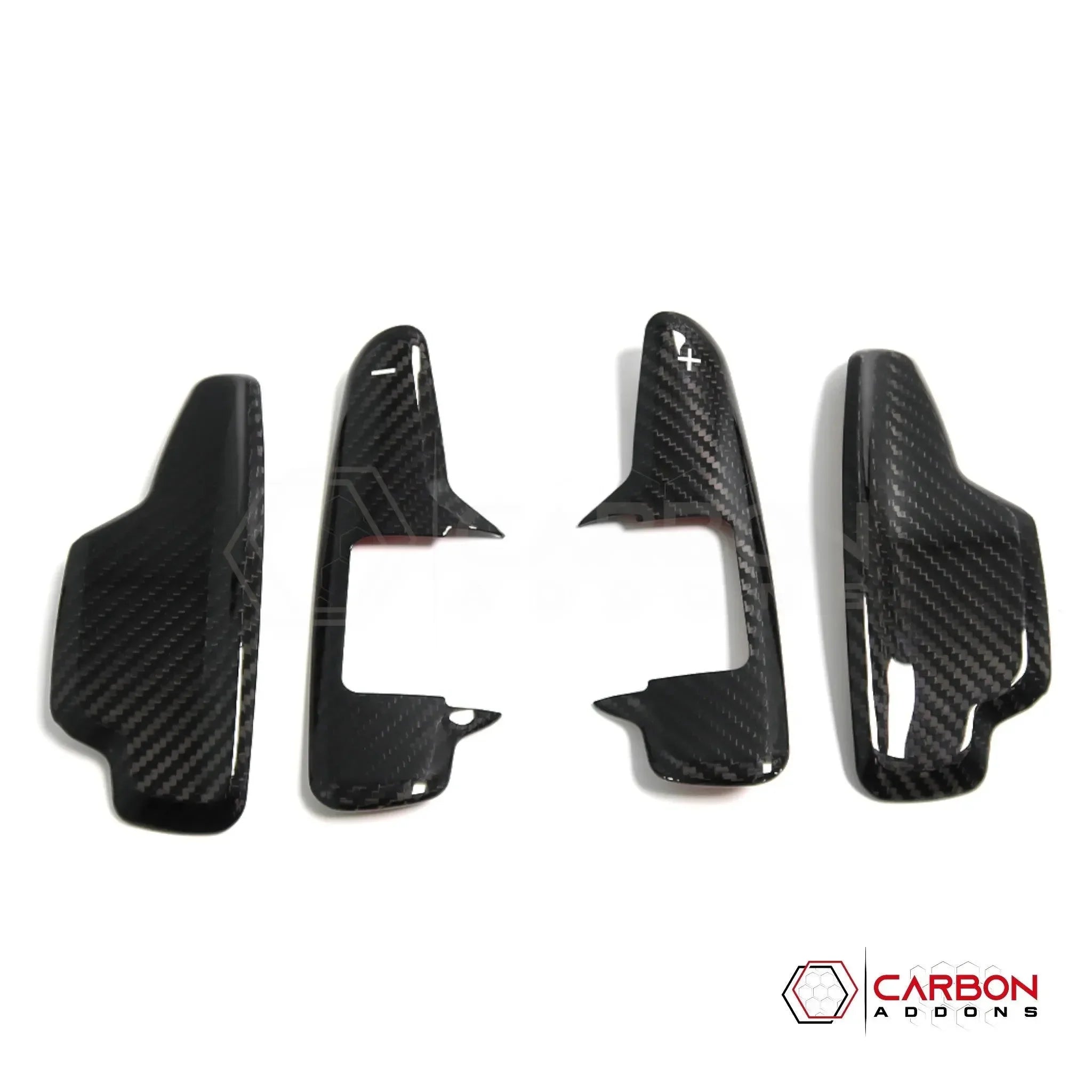C8 Corvette Real Carbon Fiber Paddle Shifter Covers | Interior Upgrade (2020–2027)