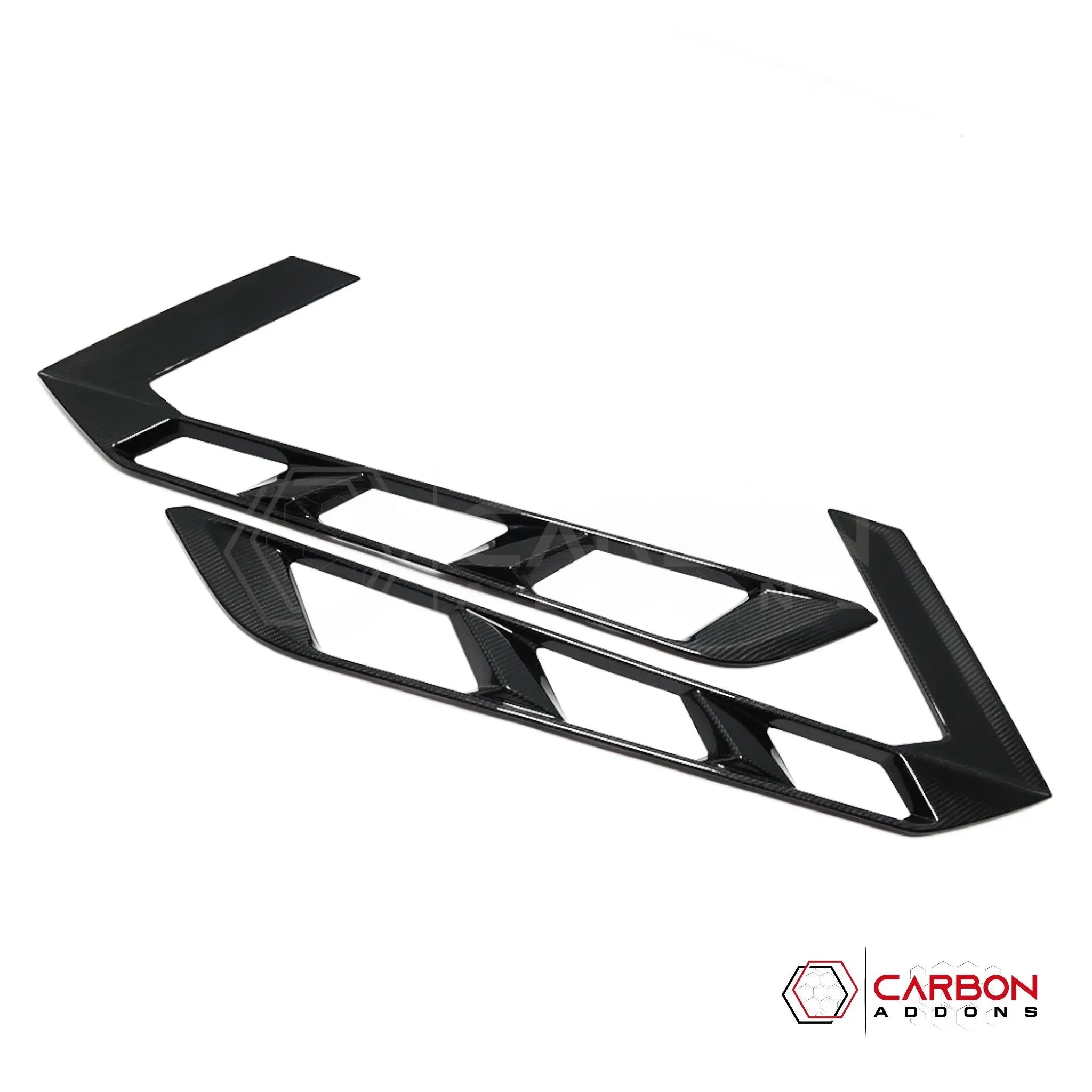 C8 Corvette Real Carbon Fiber Rear Hatch Vent Covers | Exterior Upgrade (2020–2027)