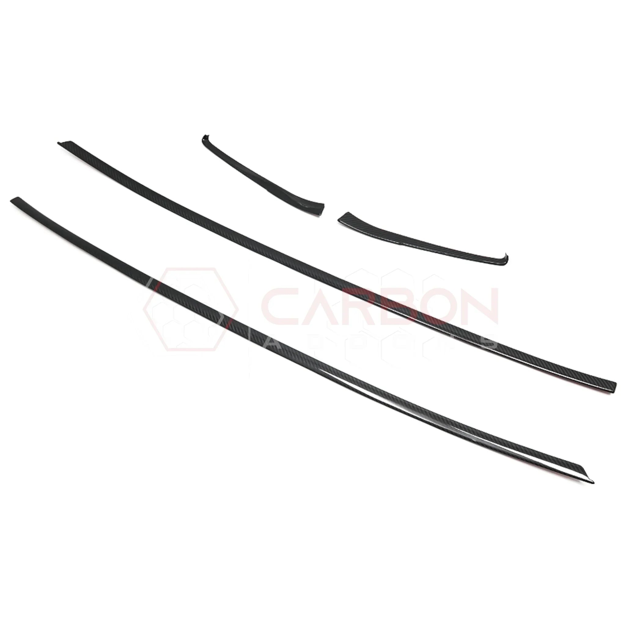 Carbon Fiber Side Window Sill Trim for Corvette C8 Stingray, Z51, Z06 (2020–2027) – Coupe or Convertible
