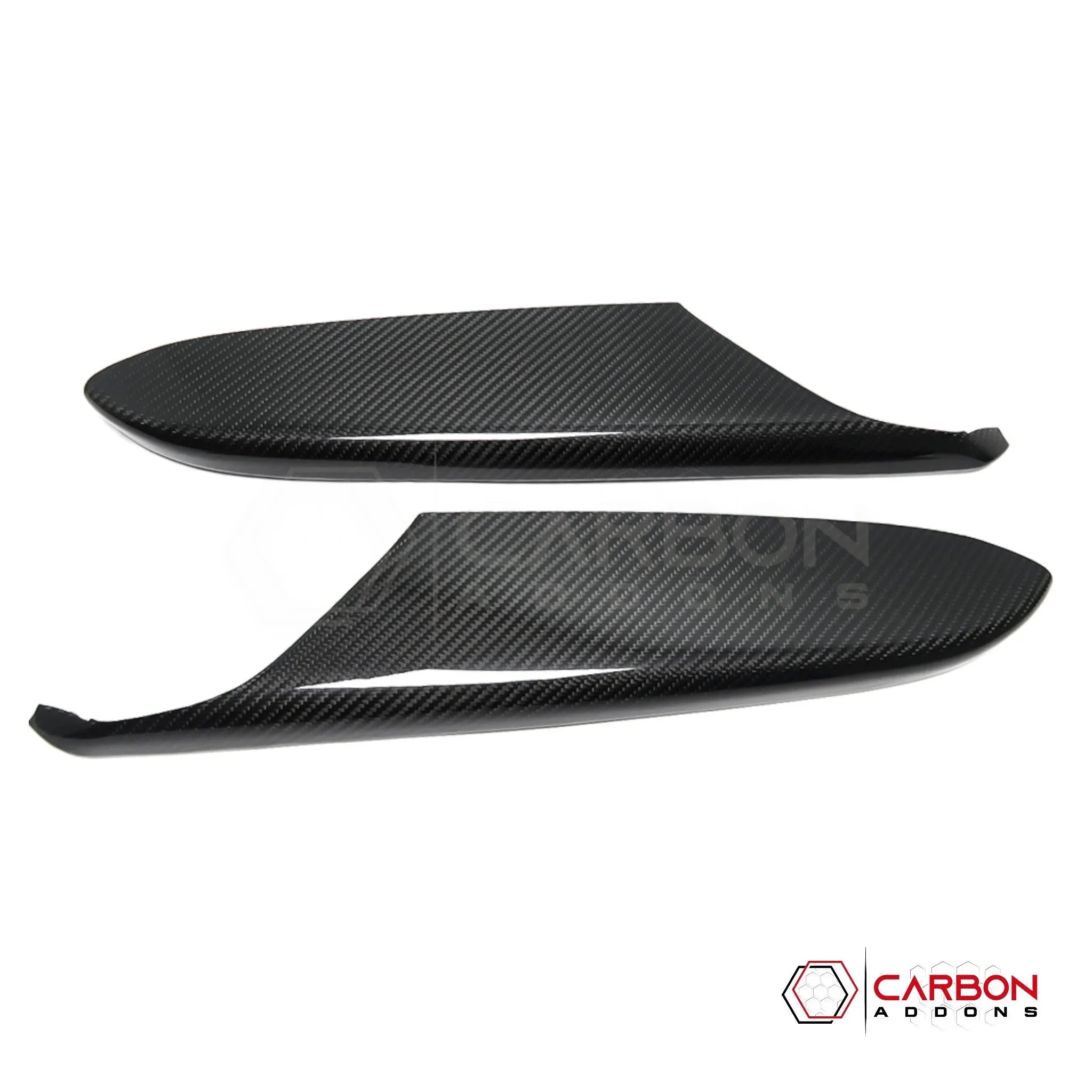C8 Corvette Real Carbon Fiber Door Panel Armrest Covers | Interior Overlay (2020–2027)