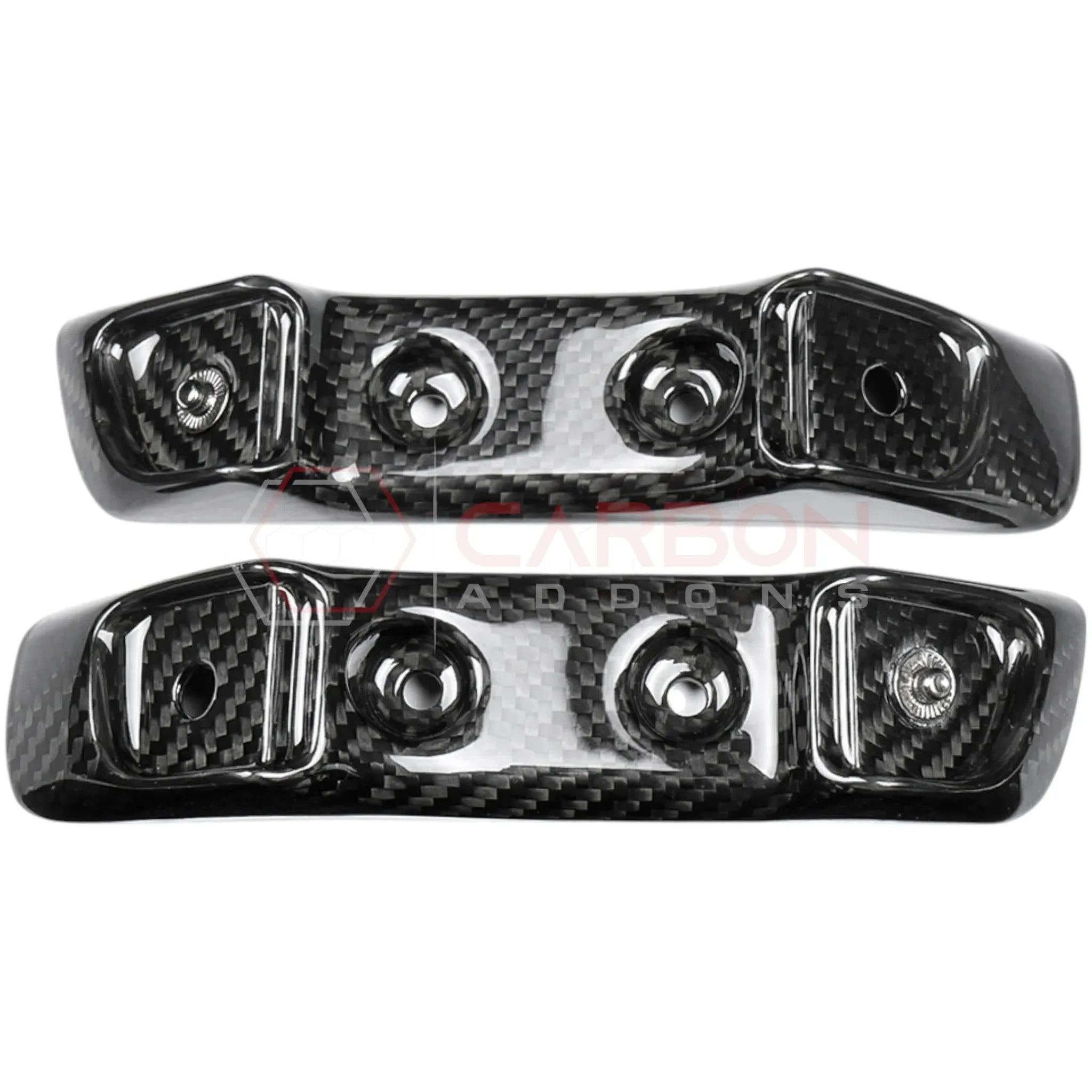 C8 Corvette Real Carbon Fiber Seat Belt Holder Buckle Replacements | GT2 & Competition Sport Seats (2020–Present)