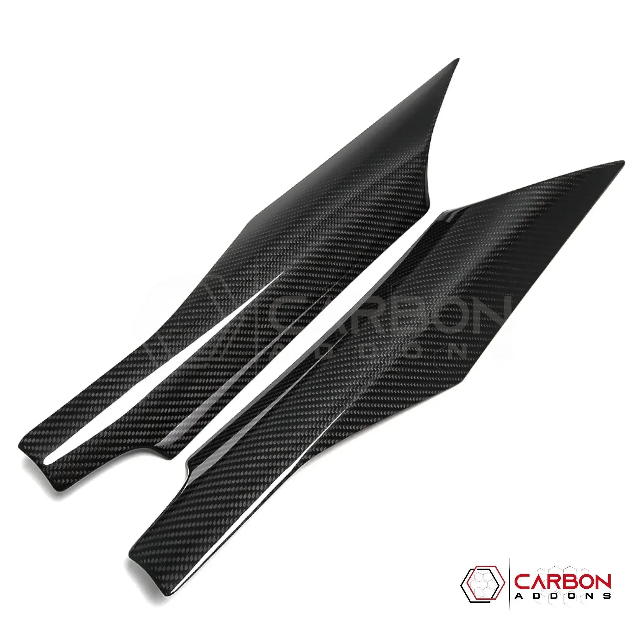 C8 Corvette Real Carbon Fiber Door Speaker Upper Trim Covers | Interior Upgrade (2020–2025)