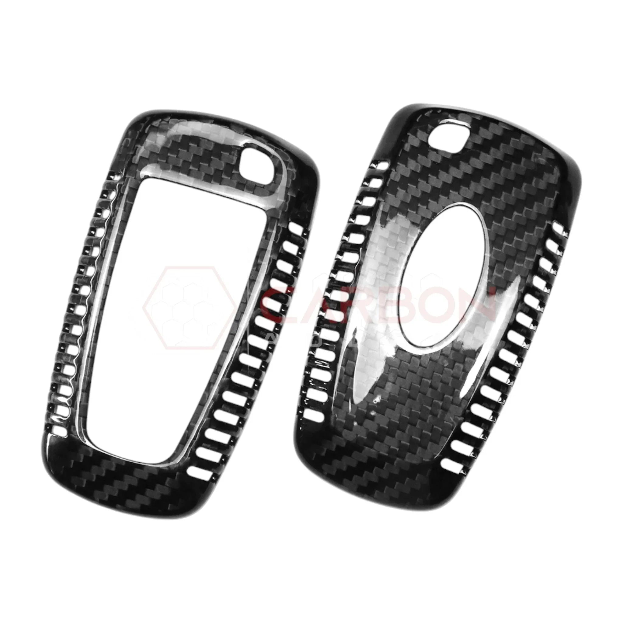 Real Carbon Fiber Key Fob Cover for 2018-2023 Mustang & 2017+ F-150 / Raptor