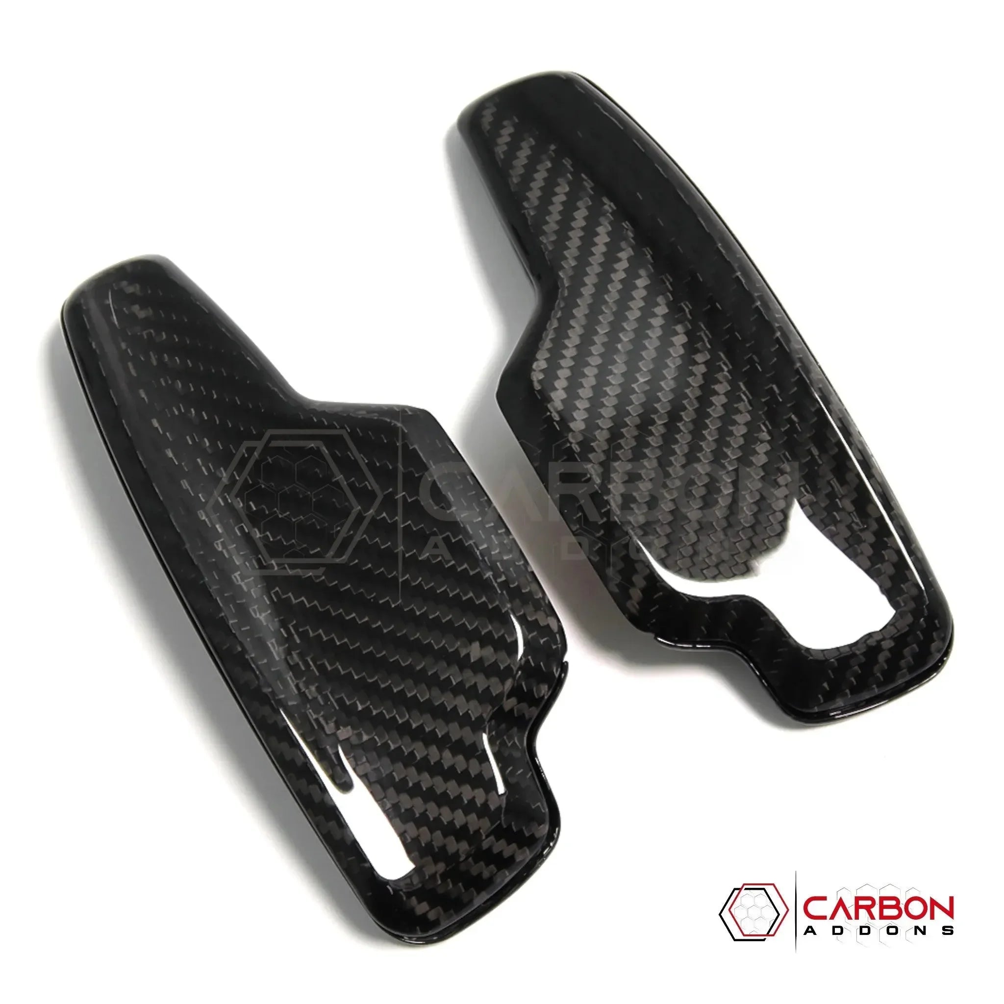C8 Corvette Real Carbon Fiber Paddle Shifter Covers | Interior Upgrade (2020–2027)