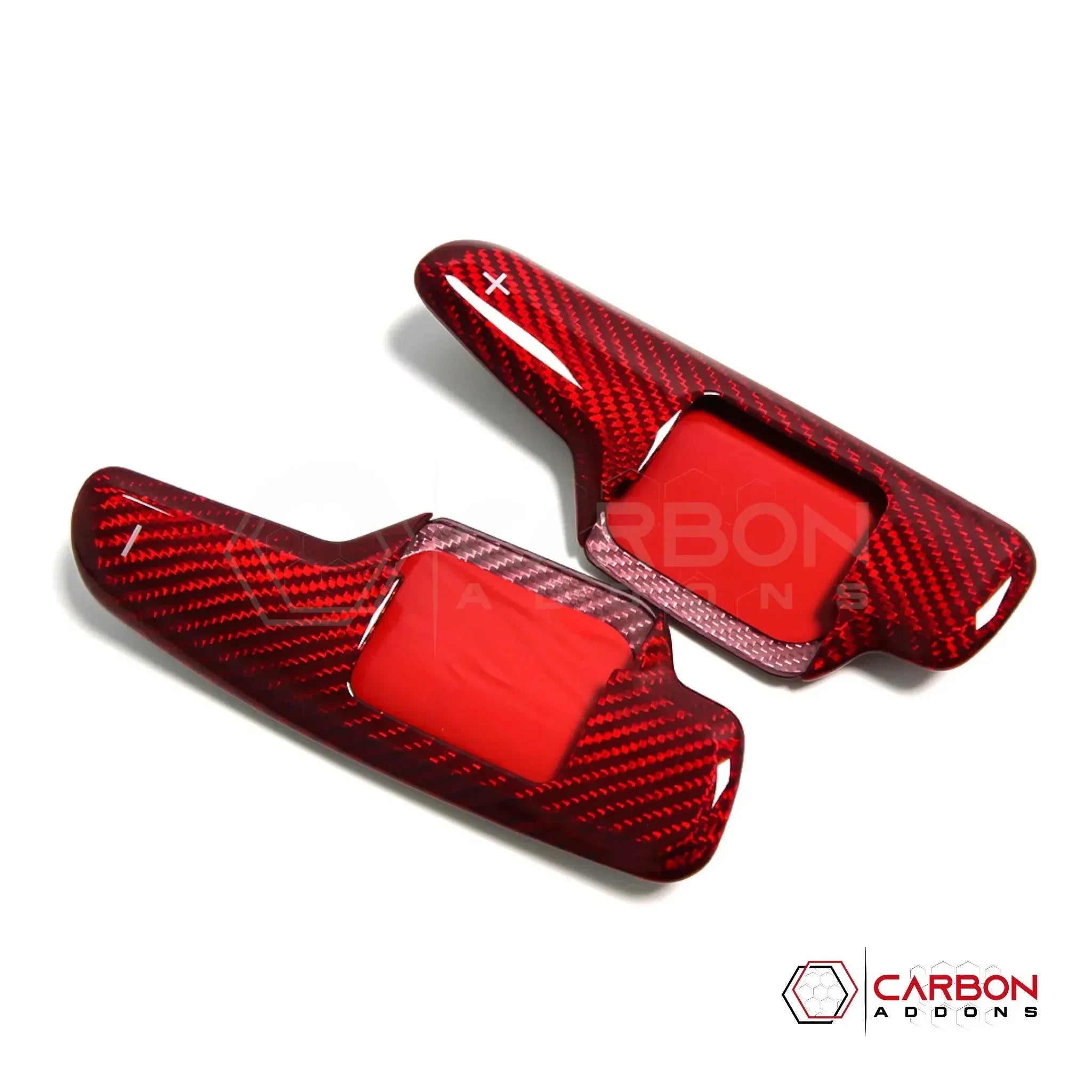 C8 Corvette Real Carbon Fiber Paddle Shifter Covers | Interior Upgrade (2020–2027)