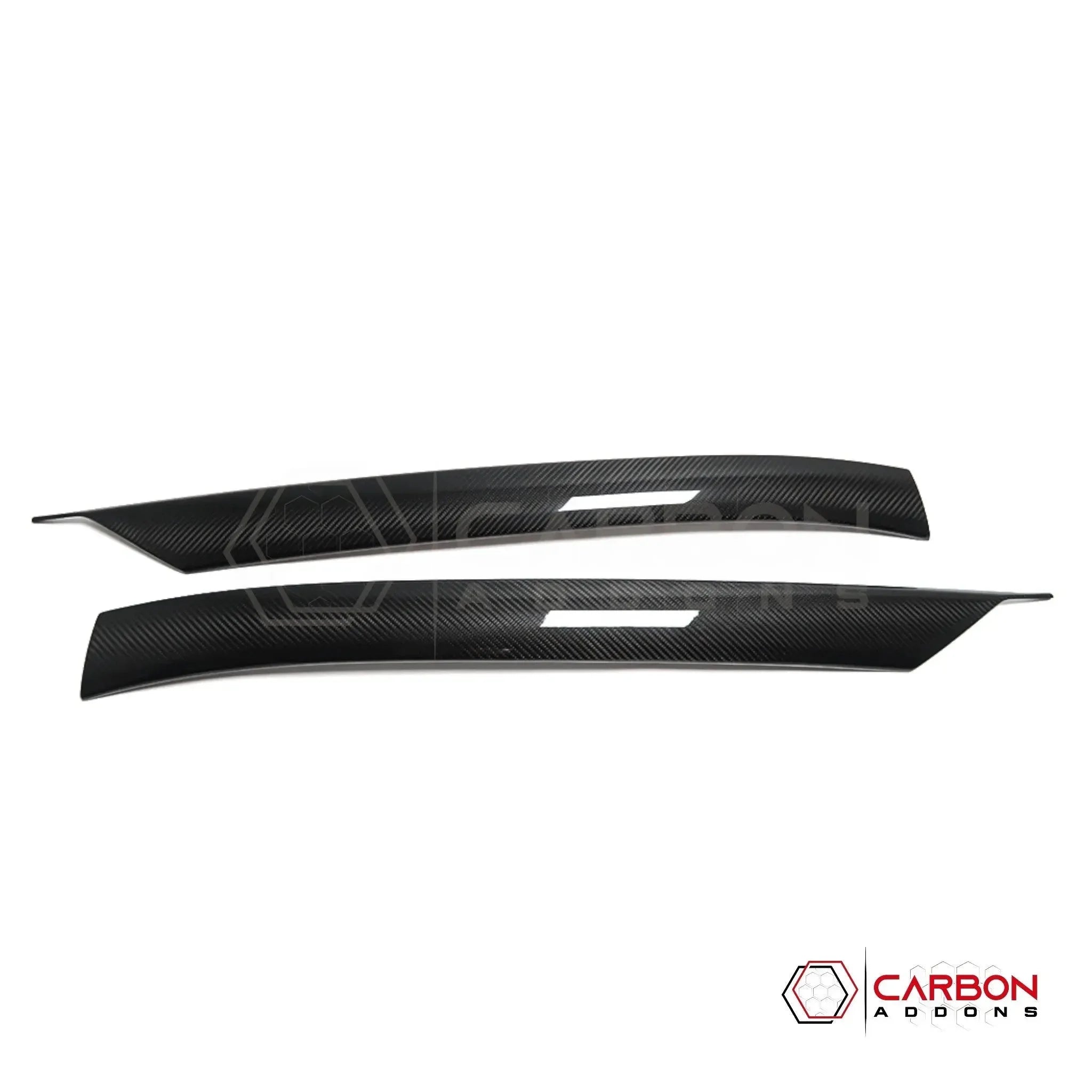 C8 Corvette Carbon Fiber A-Pillar Exterior Covers | Exterior Upgrade (2020-2027)