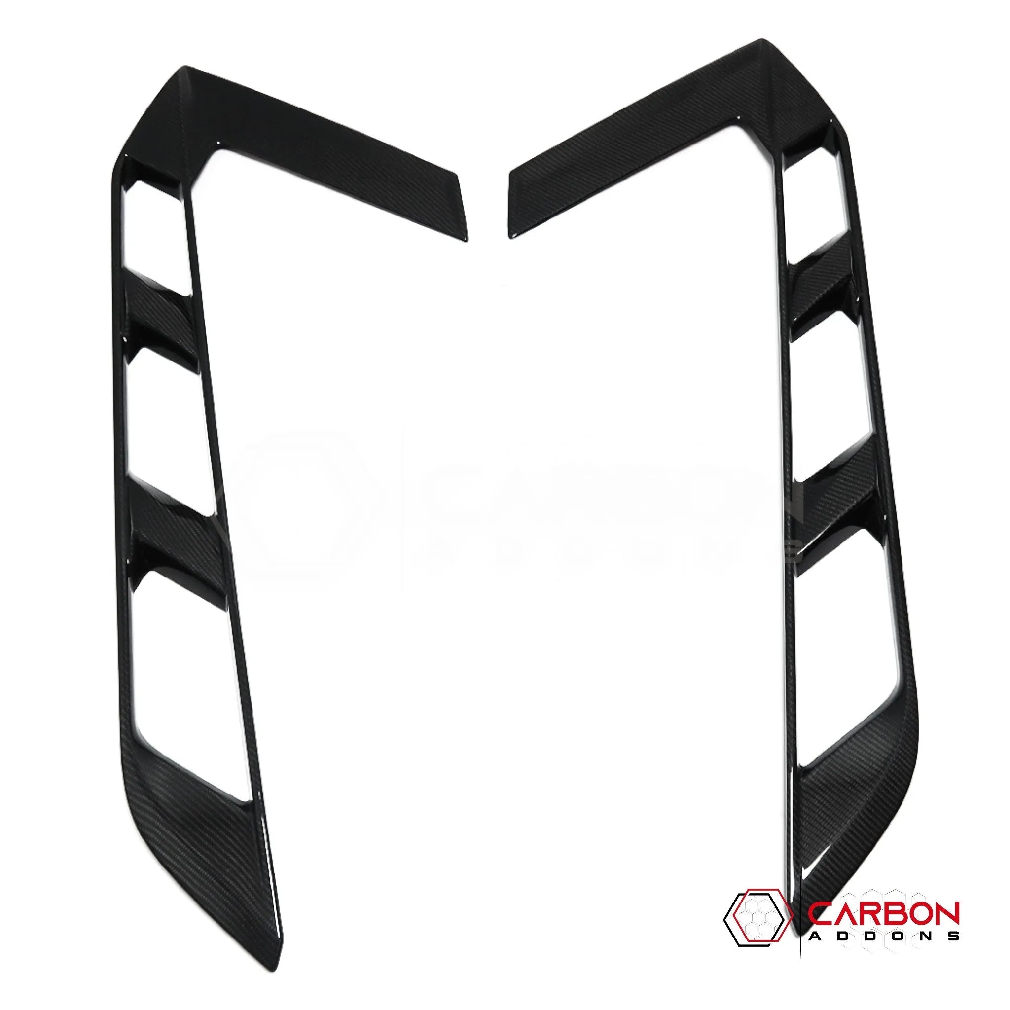 C8 Corvette Real Carbon Fiber Rear Hatch Vent Covers | Exterior Upgrade (2020–2026)